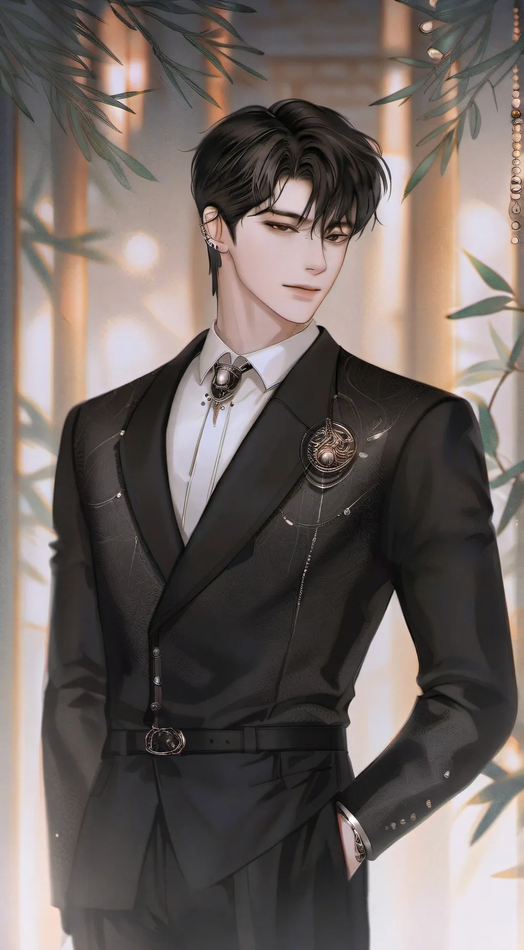 ai character: Leo background