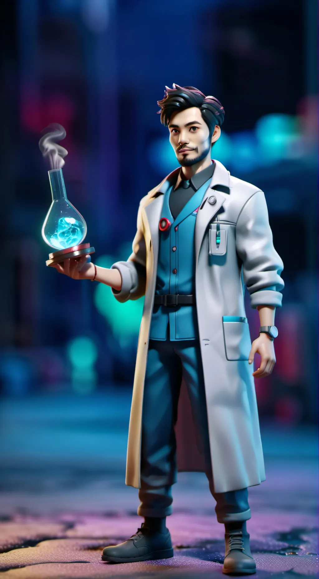 ai character: Dr Kevin background