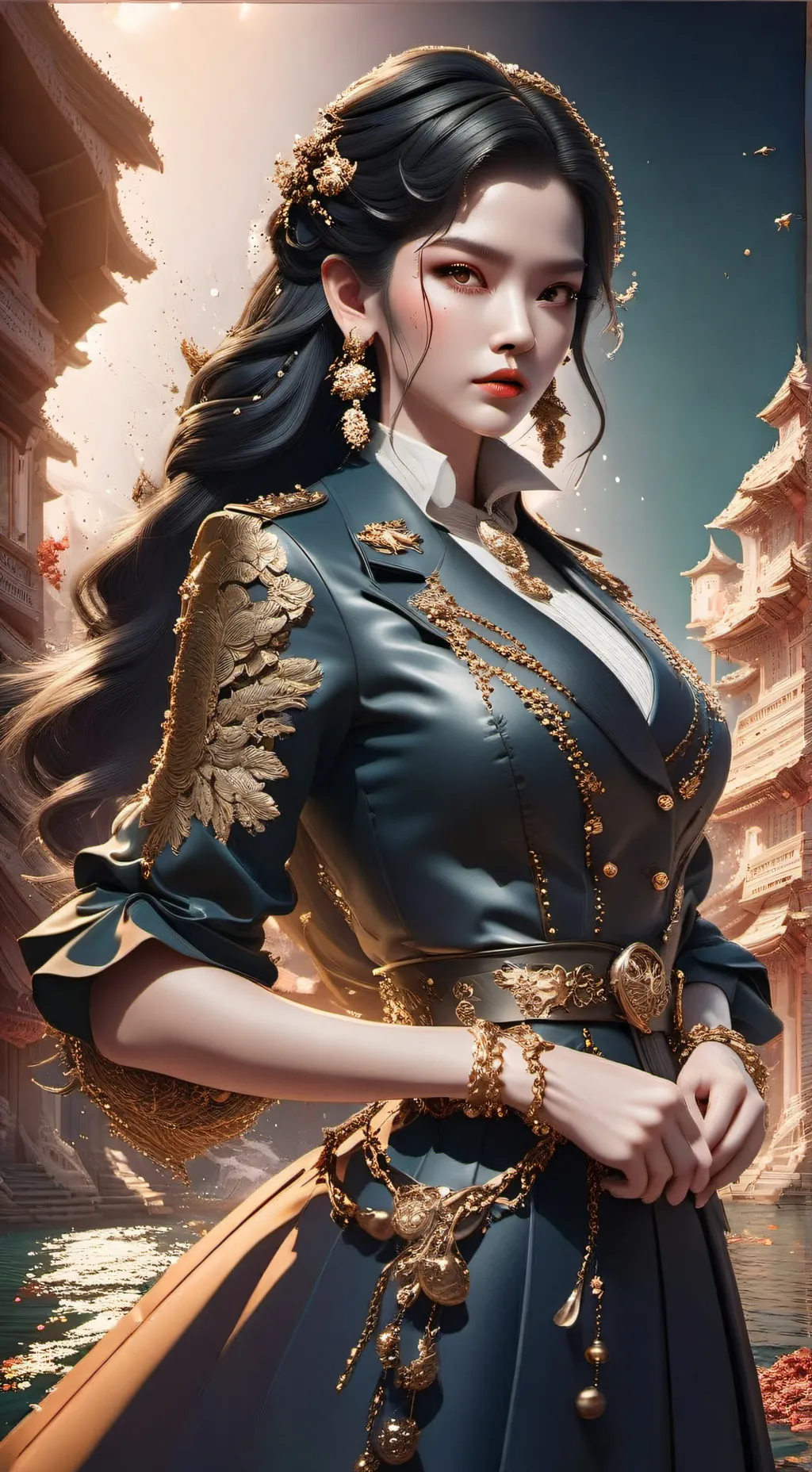 ai character: Mad with one word background