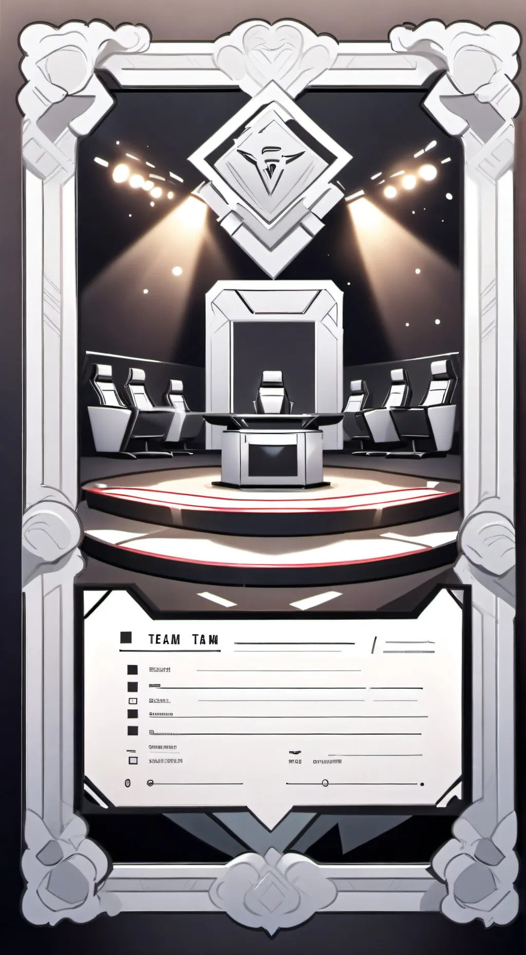 ai character: Object Show background