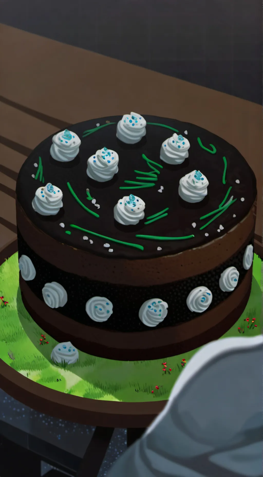 ai character: dw but weird background