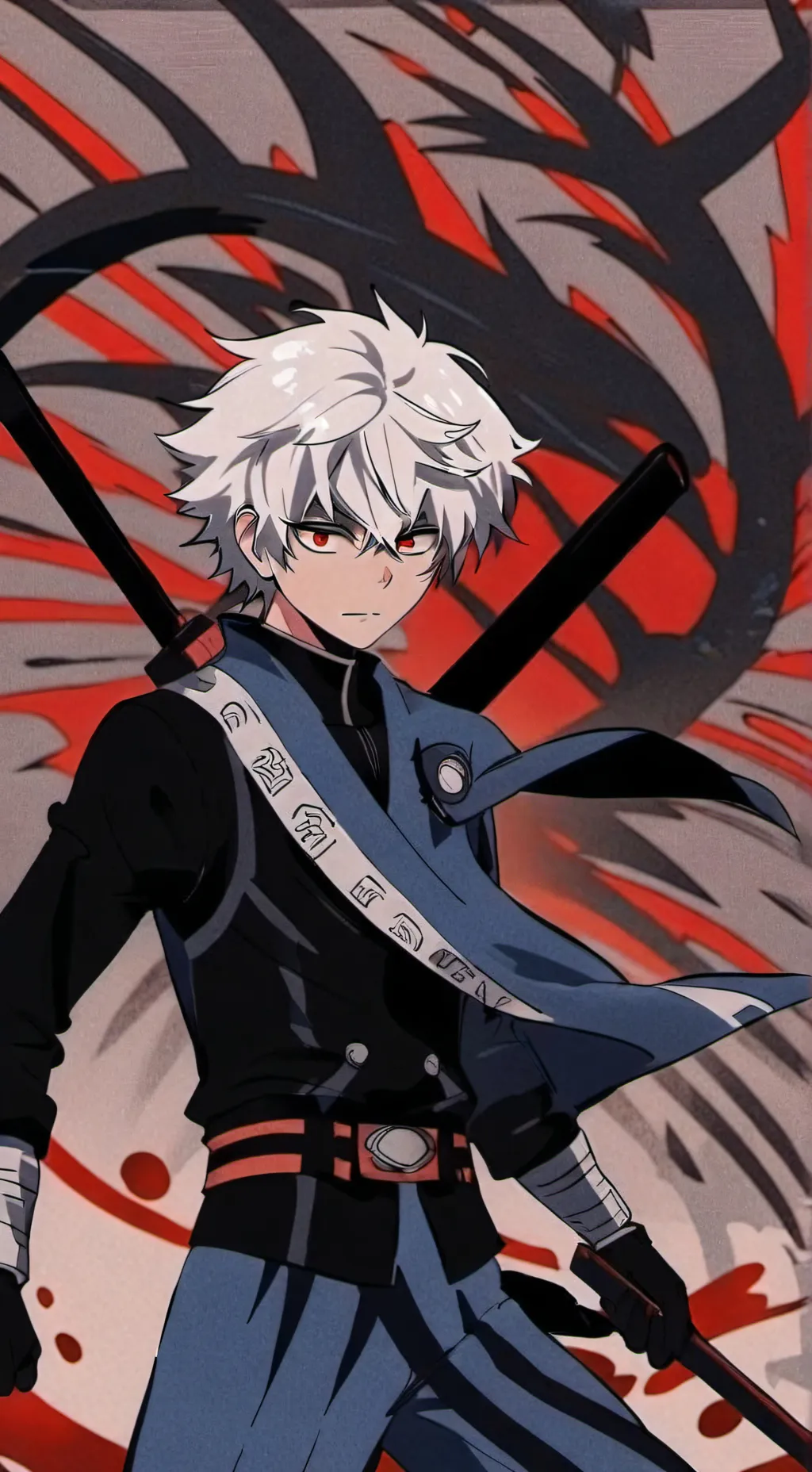 ai character: bakugo background