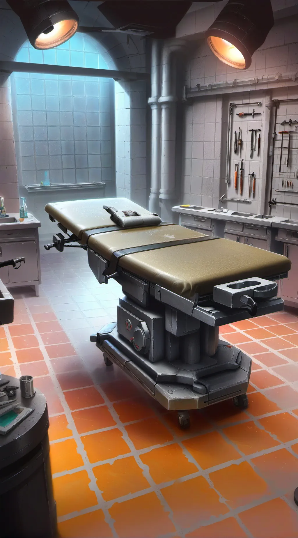 ai character: Poppy Playtime Lab background