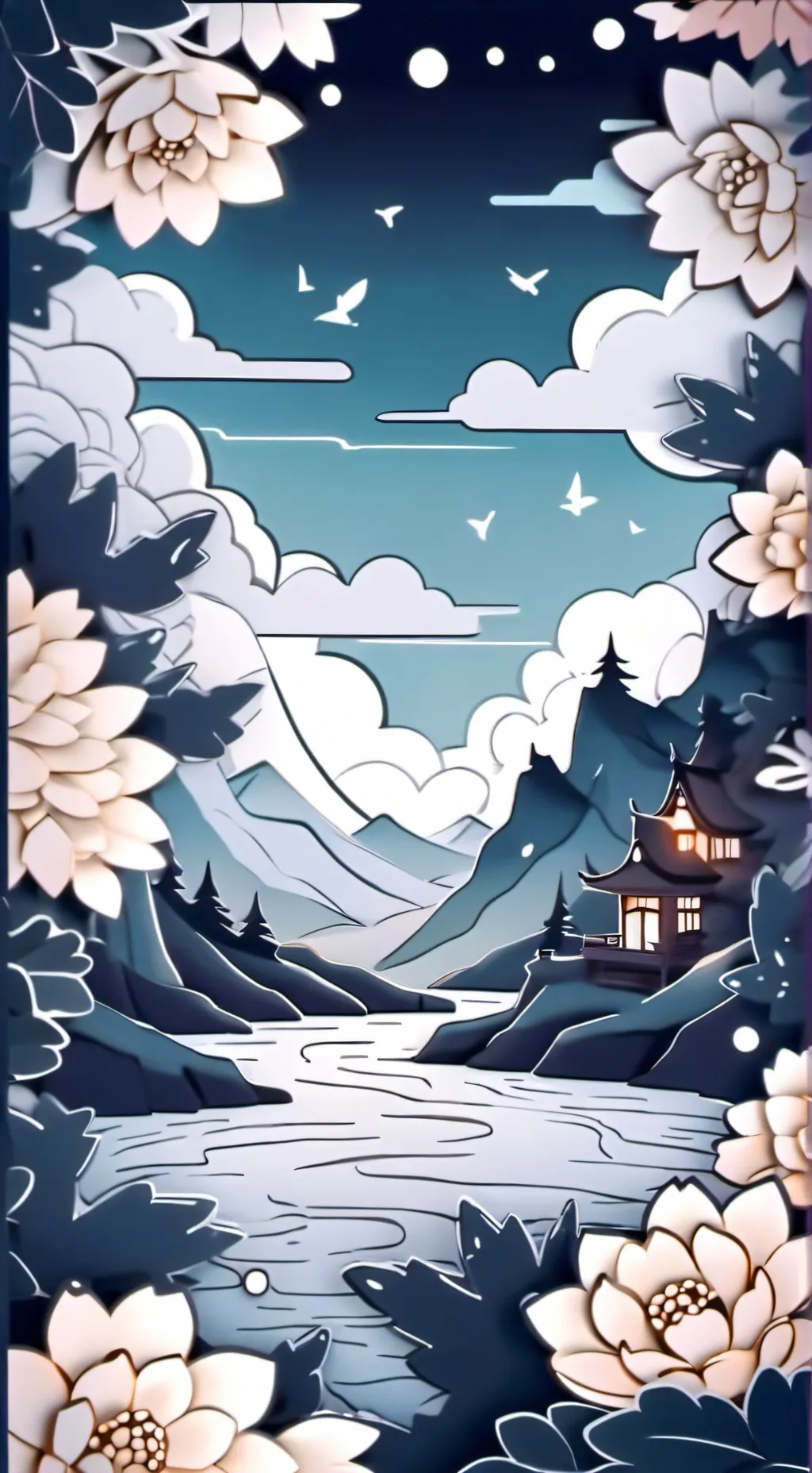 ai character: Finland X Norway background