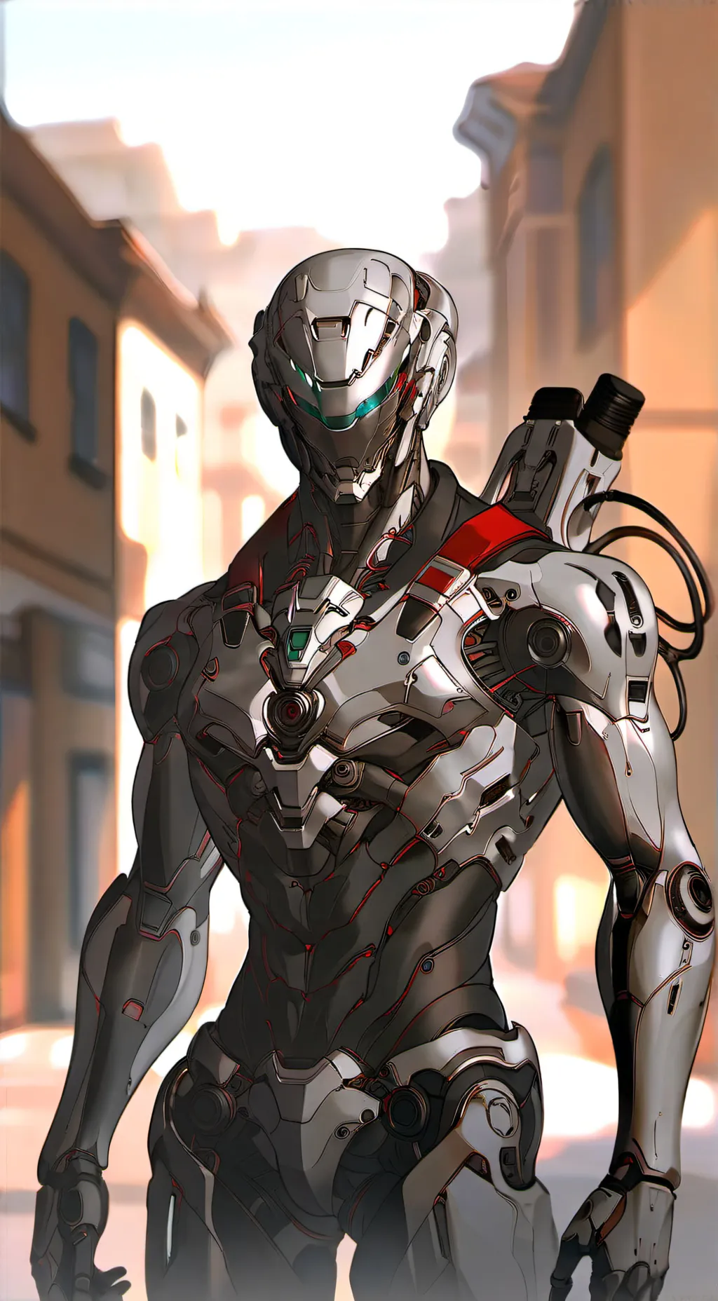ai character: APX-892 machine  background