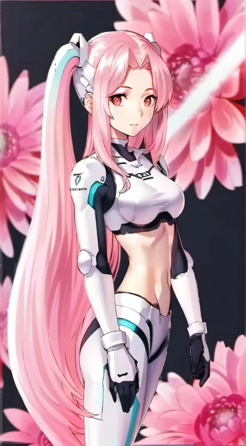 ai character: zerotwo  background