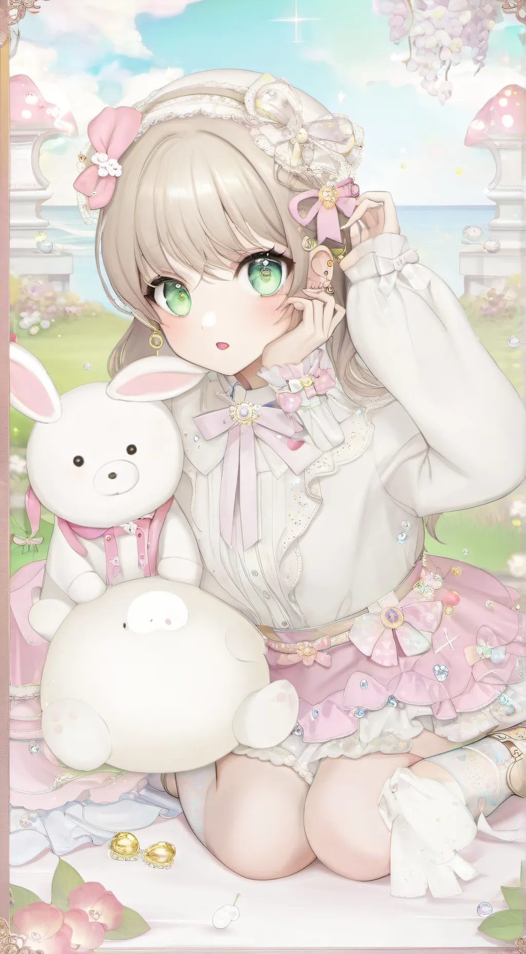 ai character: Floralina background