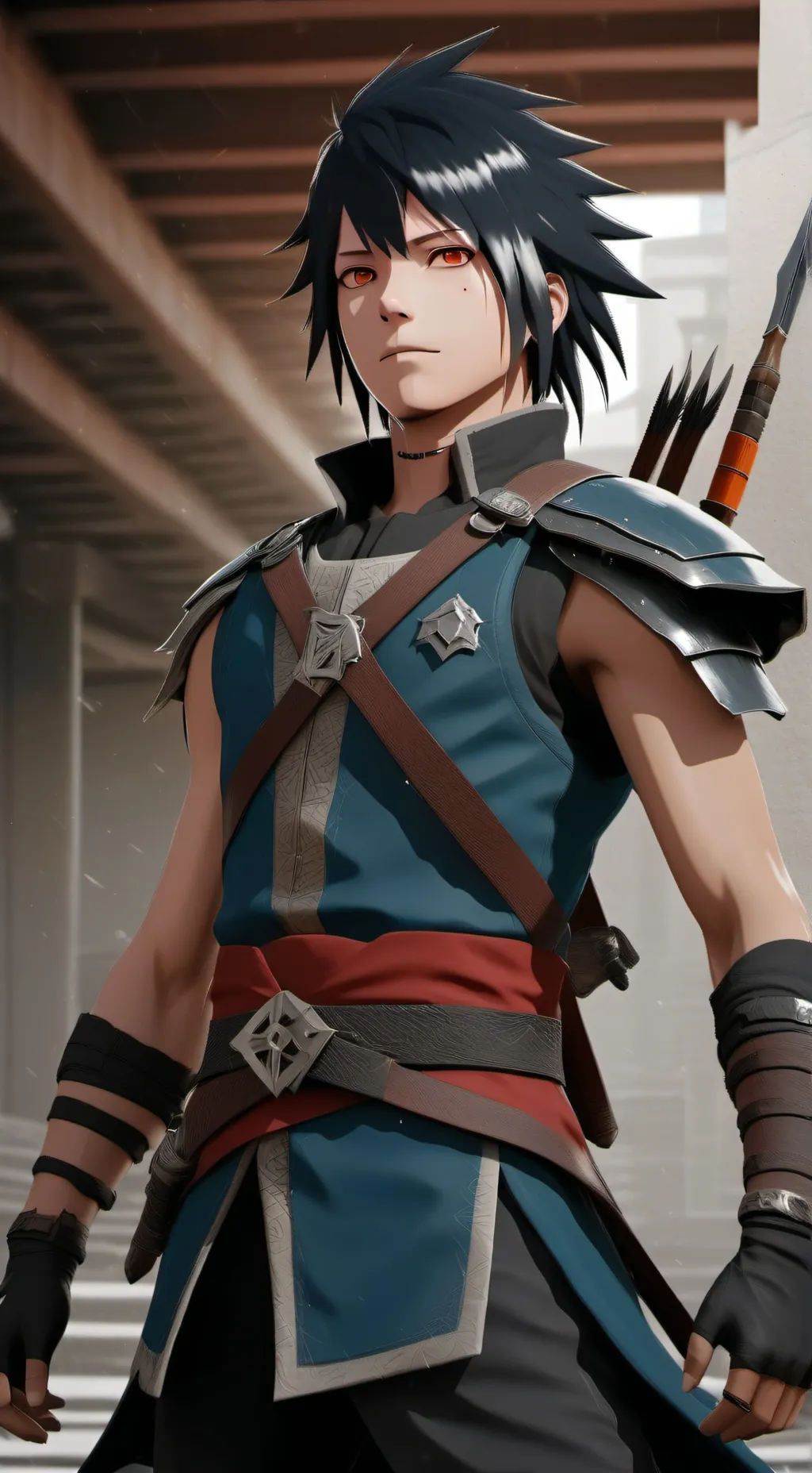 ai character: sasuke background