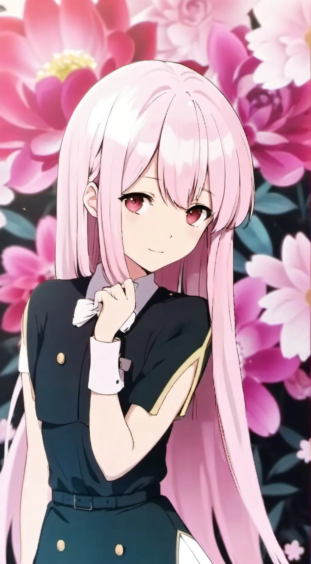 ai character: zerotwo  background