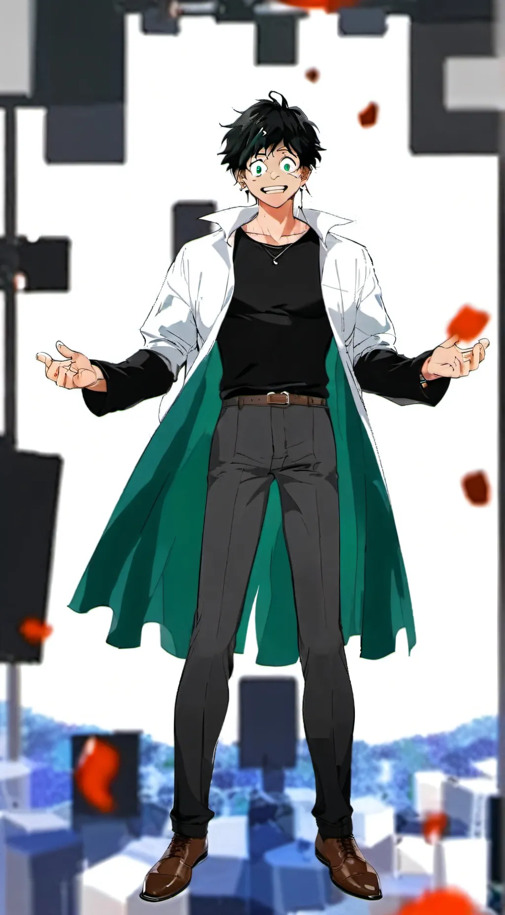 ai character: Deku X Toga background