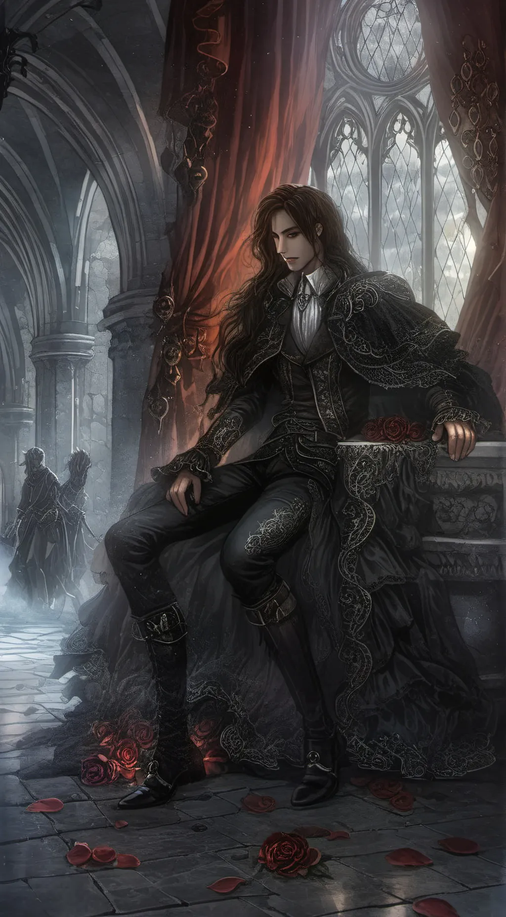 ai character: Altar background