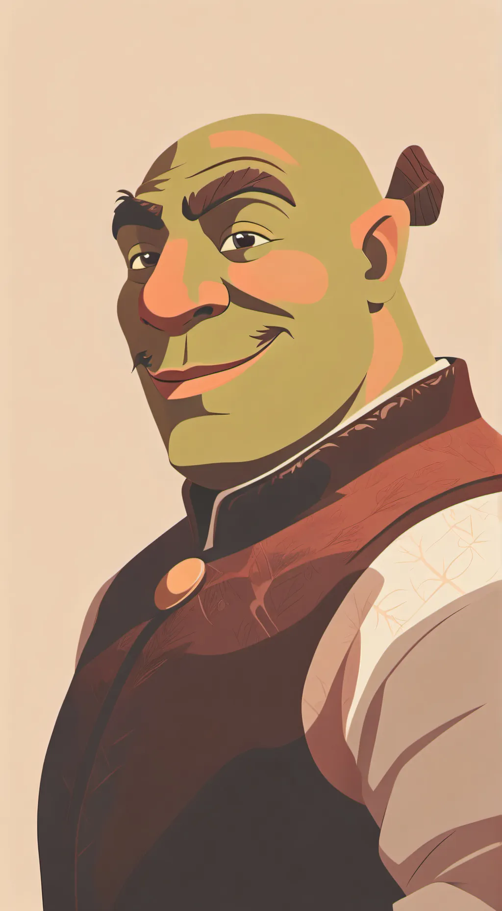 ai character: shrek background