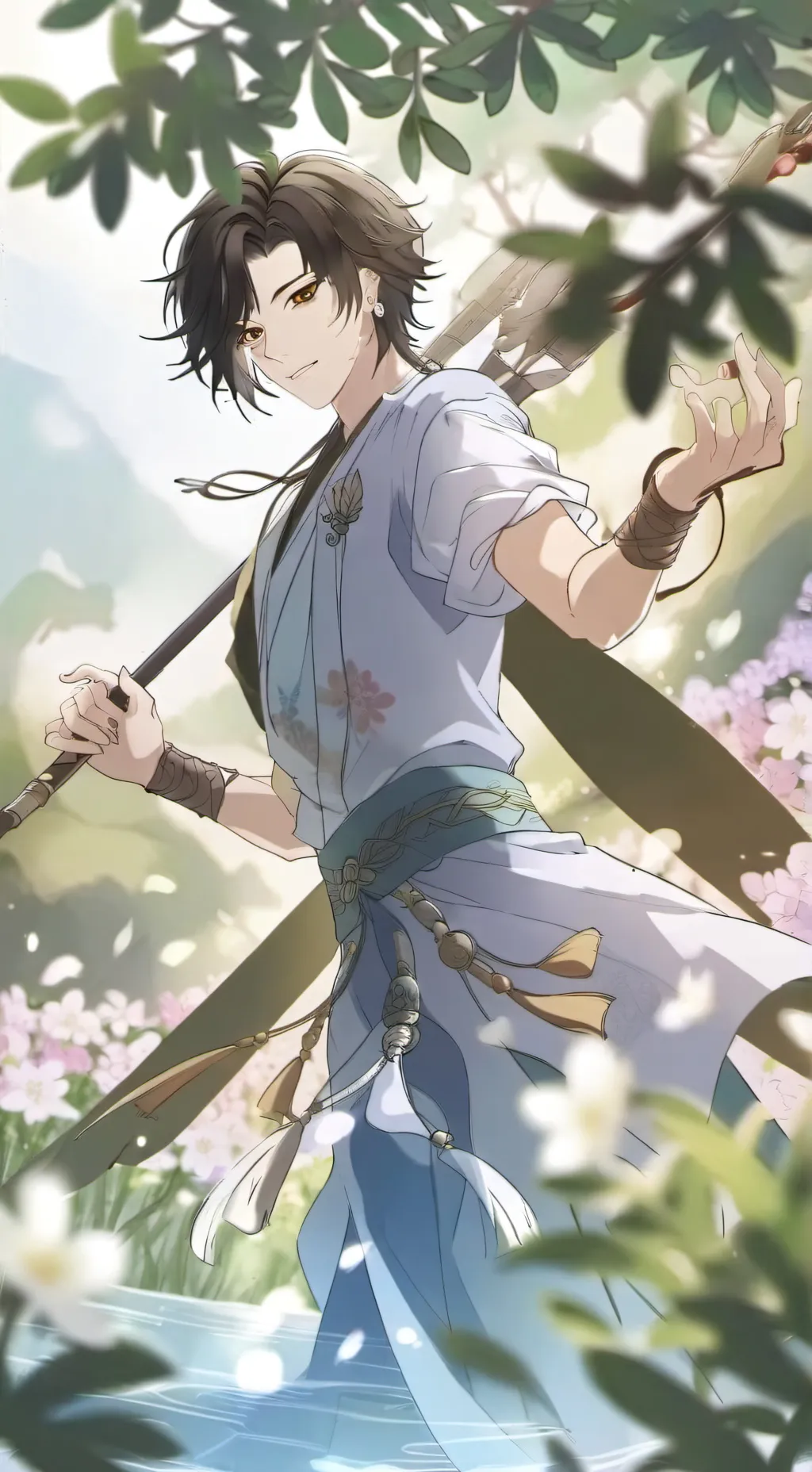 ai character:  school bully background