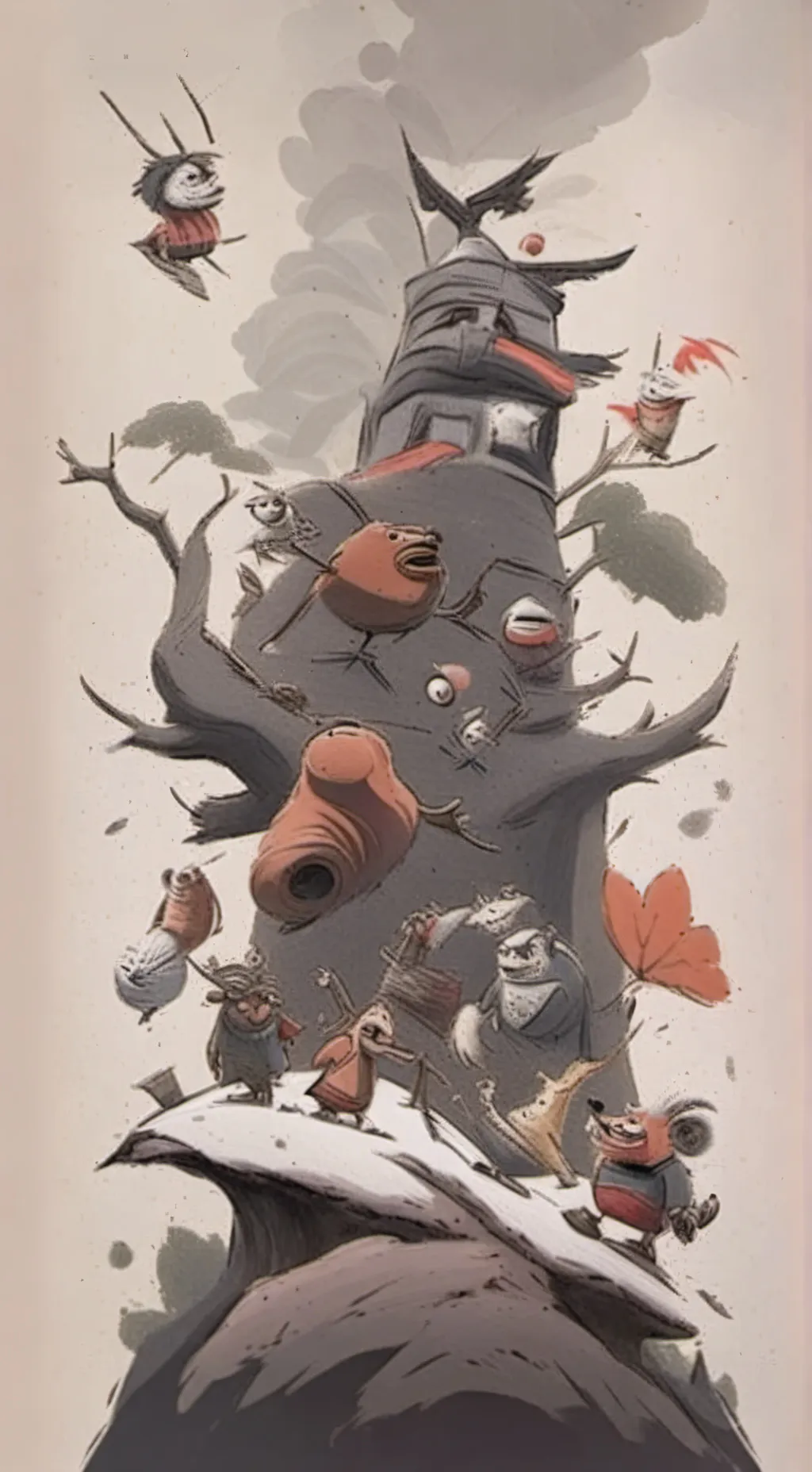 ai character: all my toons :D background