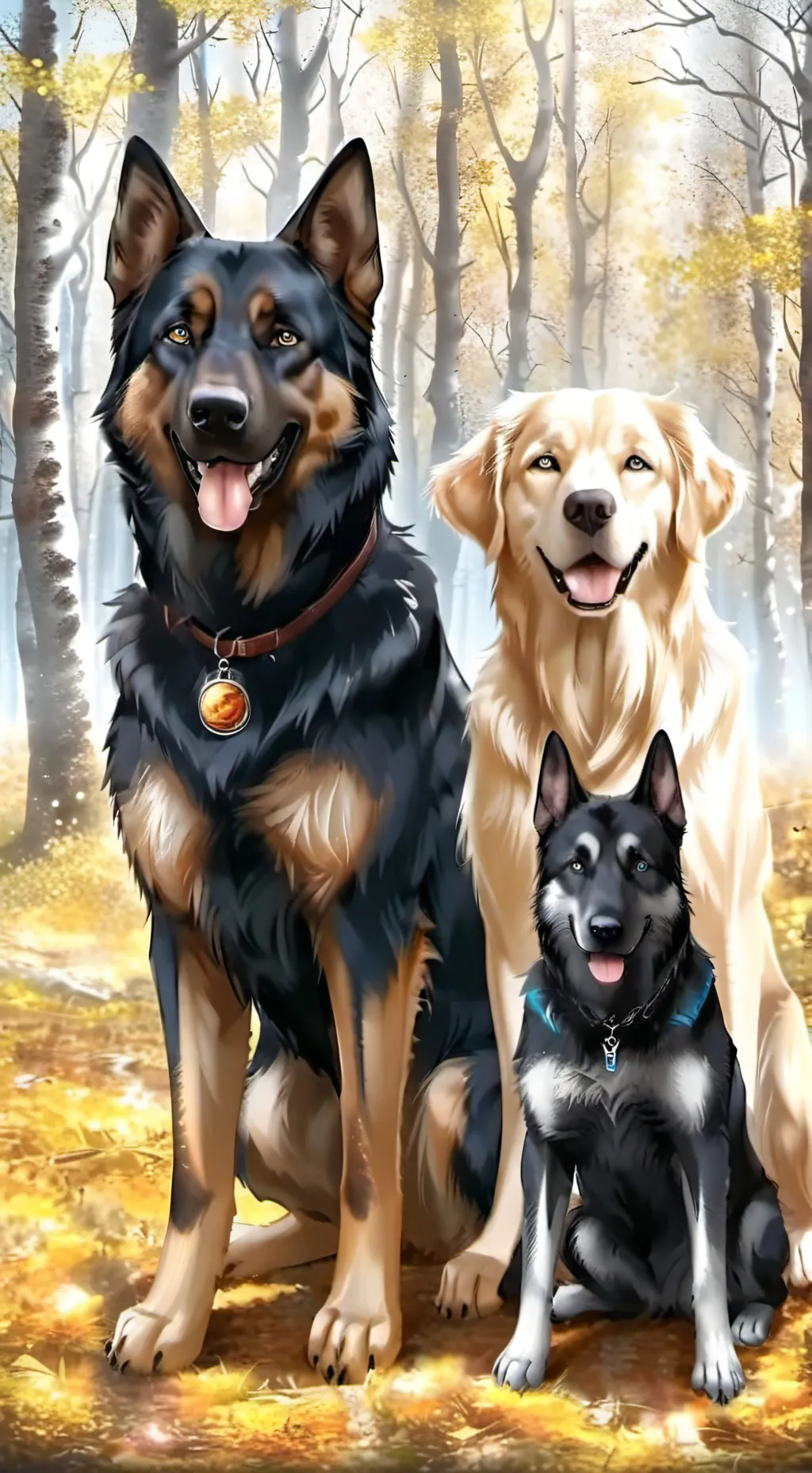 ai character: New fur babies background