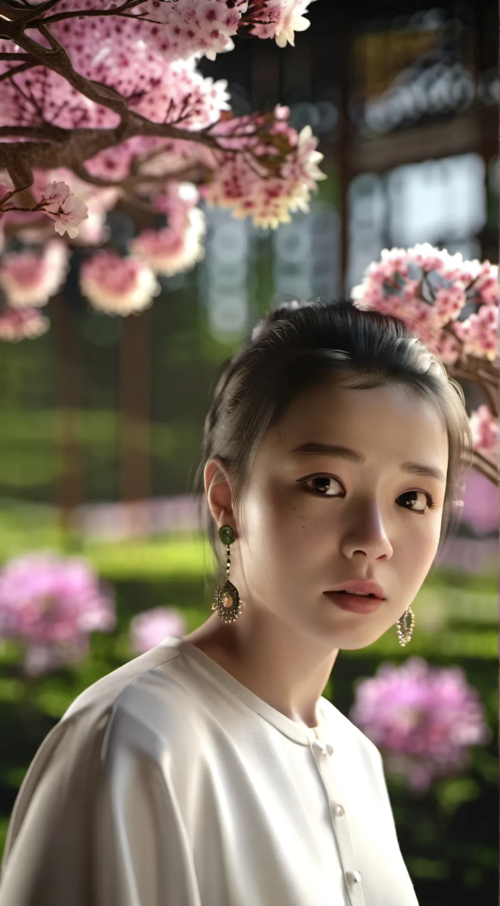 ai character: wenda x black background