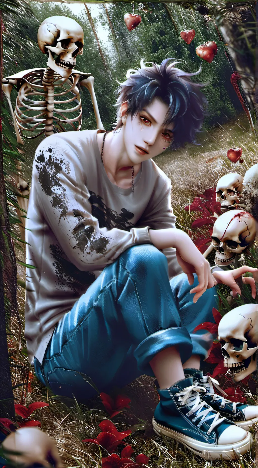 ai character: 📀Milo Steph🩻 background