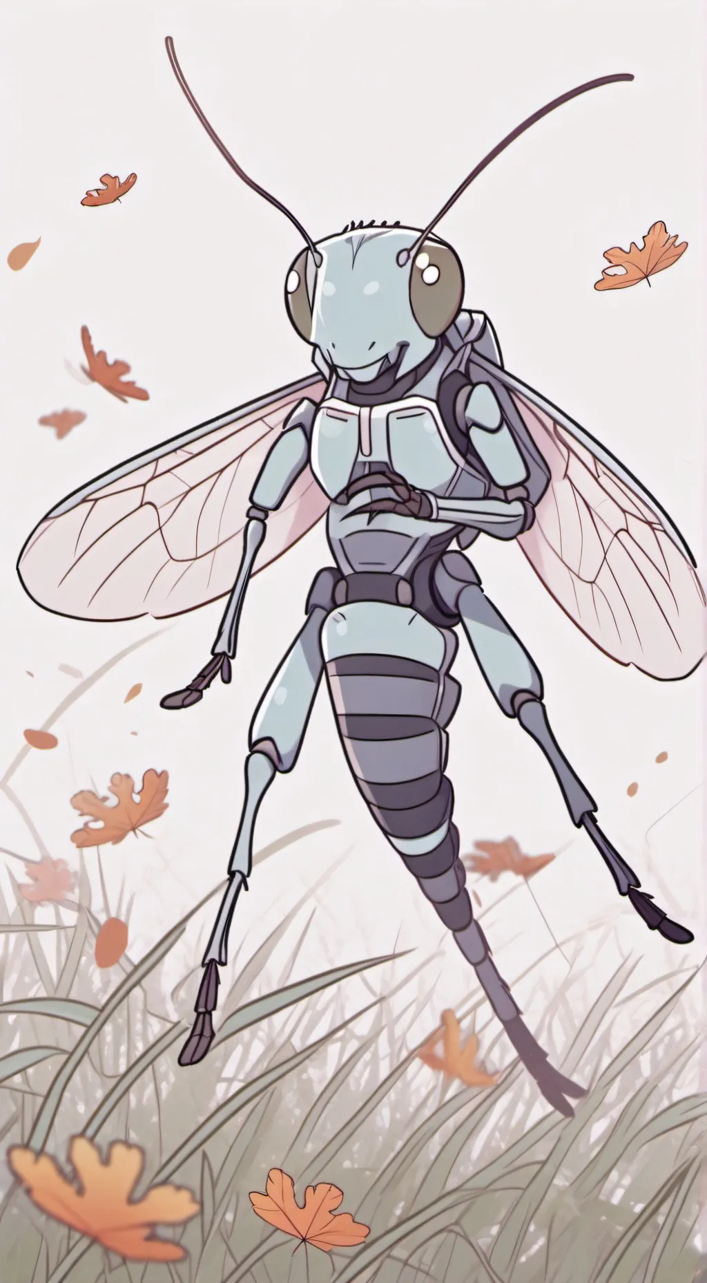 ai character: mha neve fofa⛄❄ background