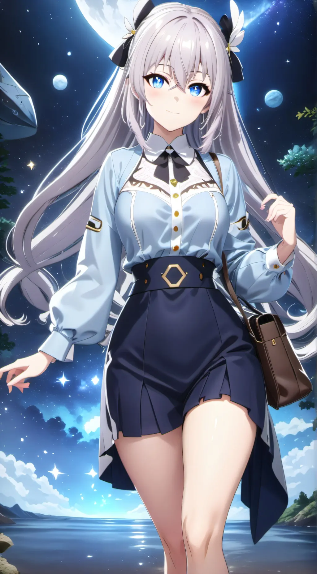 ai character: Alya.💓 background