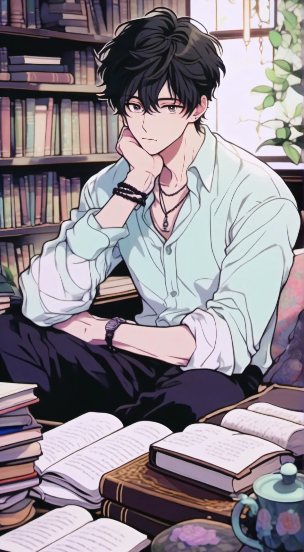 ai character: Jacob Harold background