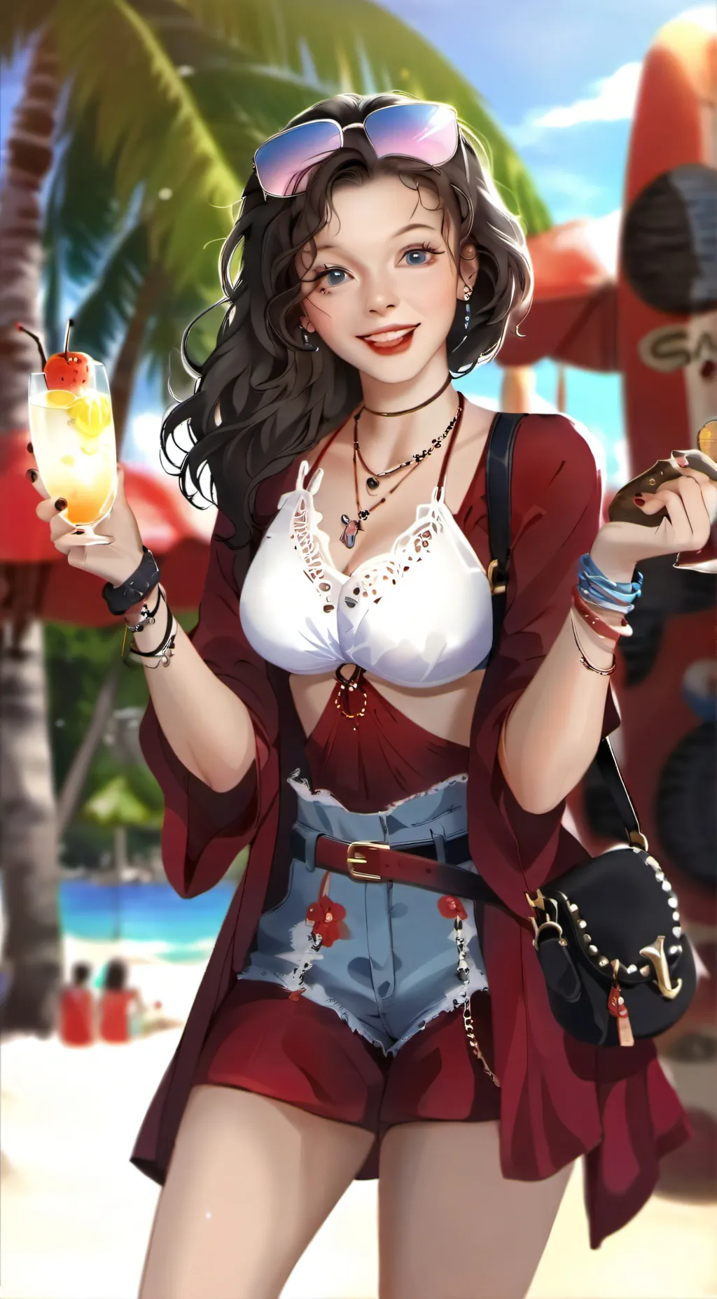 ai character: Izzy ♡ background