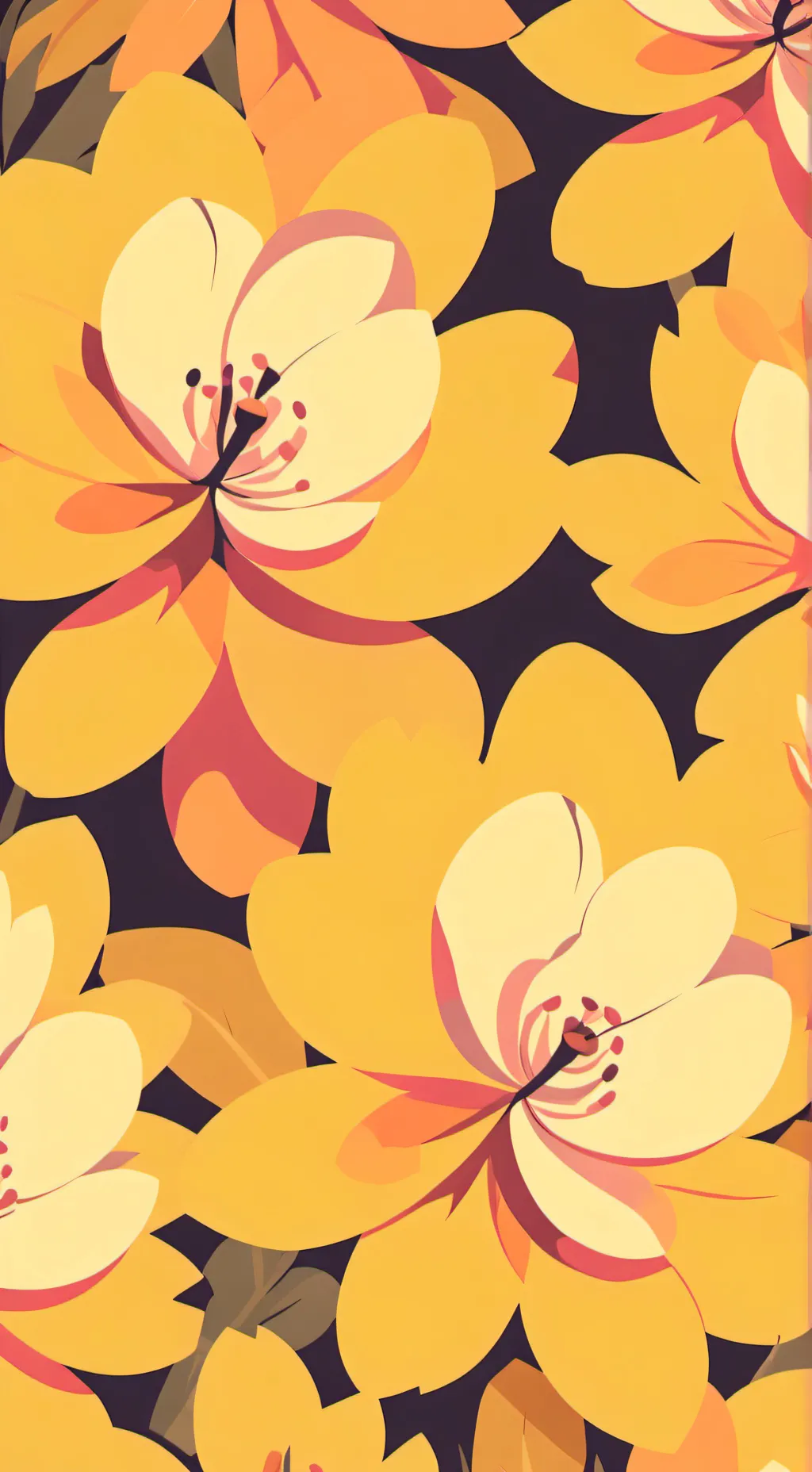 ai character: talking flower  background