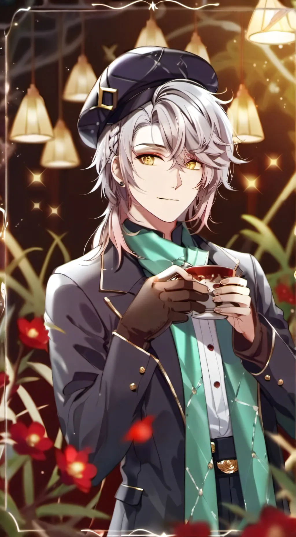 ai character: Blind kiss background