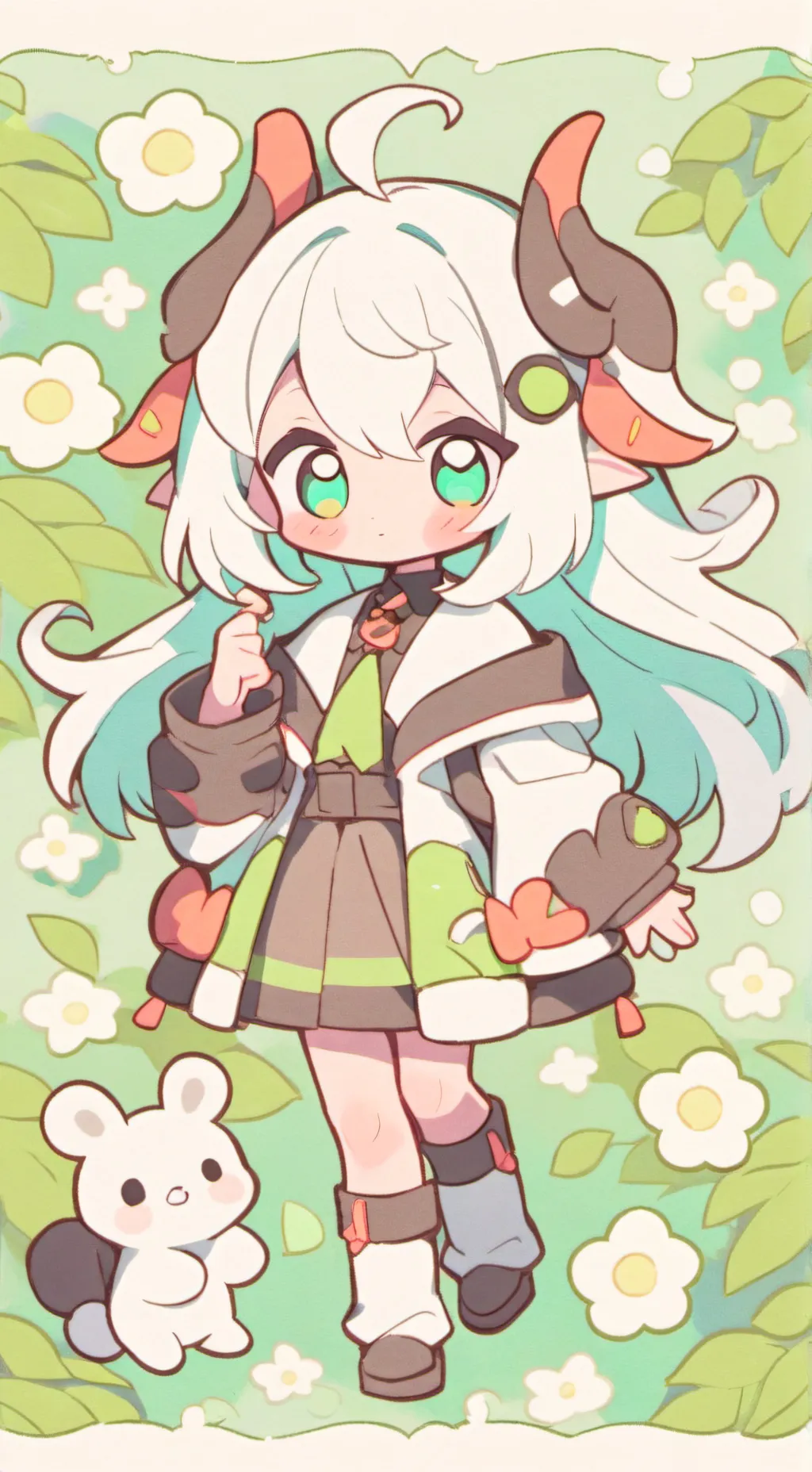 ai character: Dory💐 background