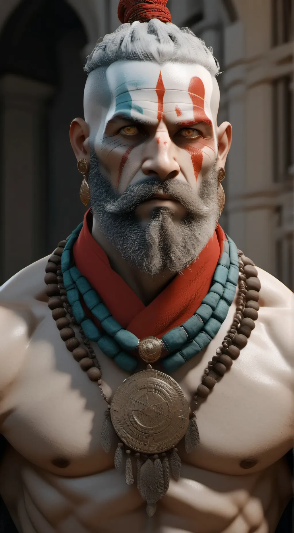 ai character: Kratos background