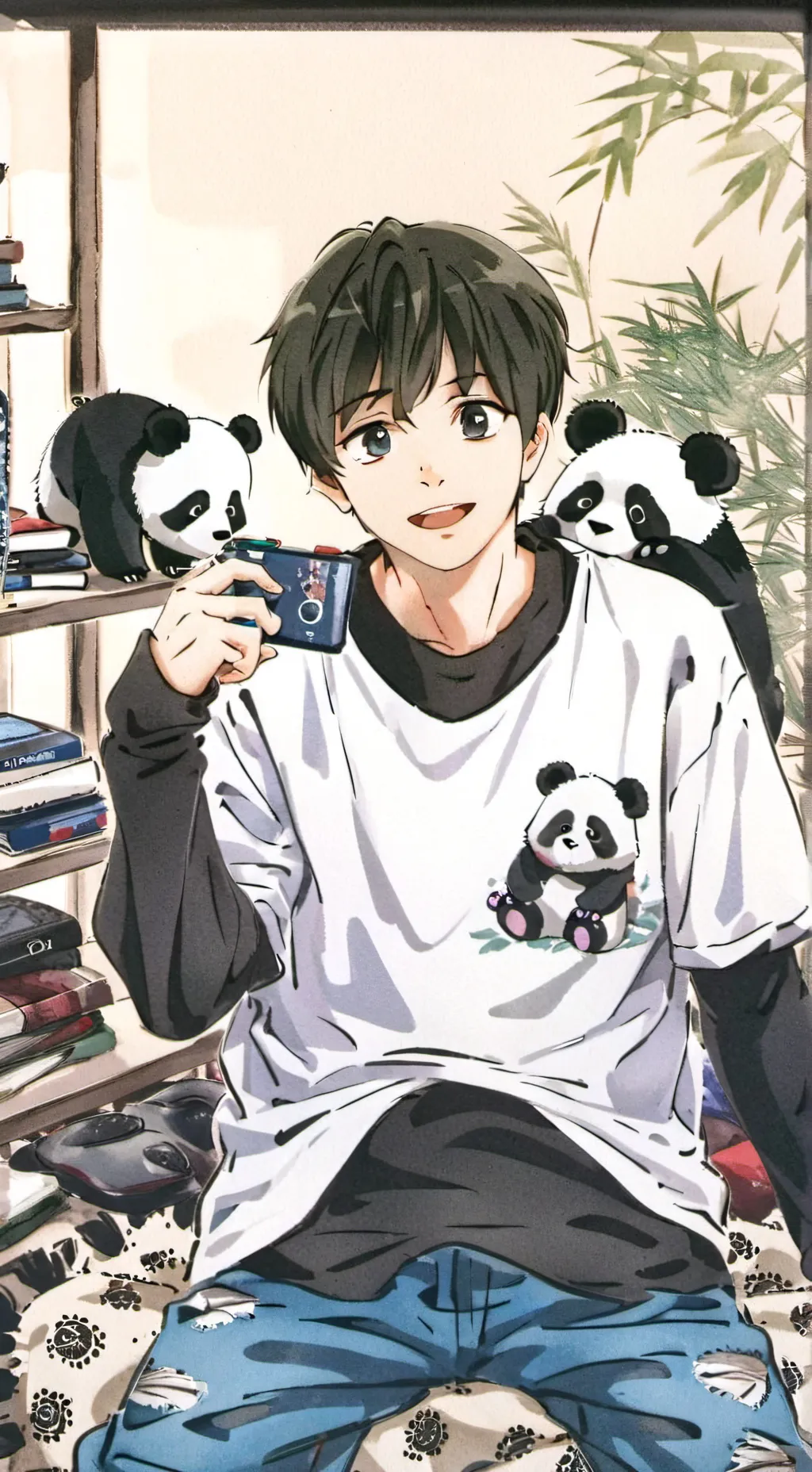 ai character: RIS_XD background