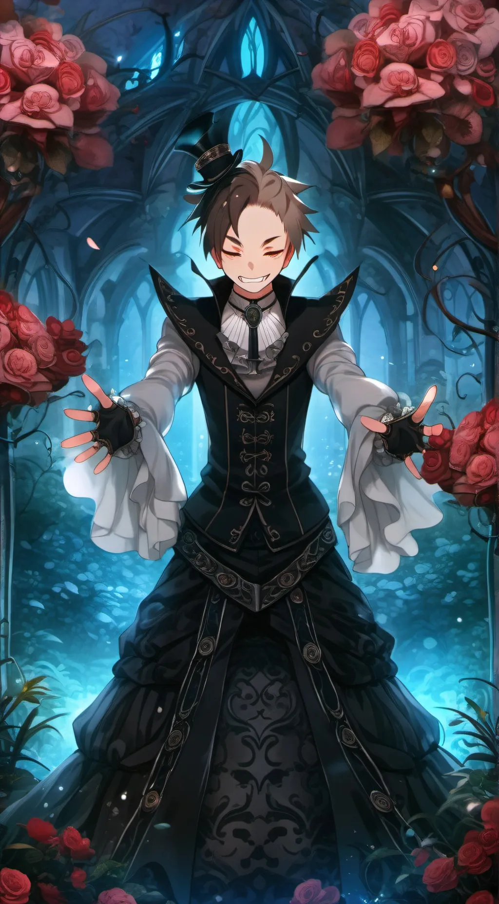 ai character: Jakob Silver background