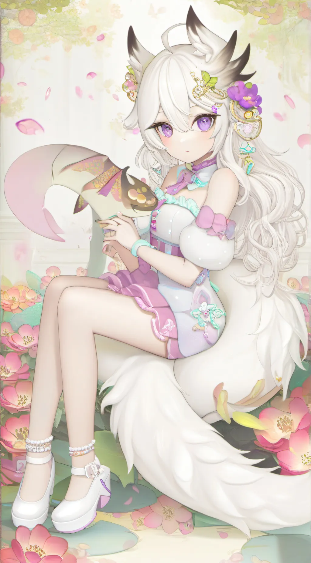 ai character: MHA:fox-dragon background