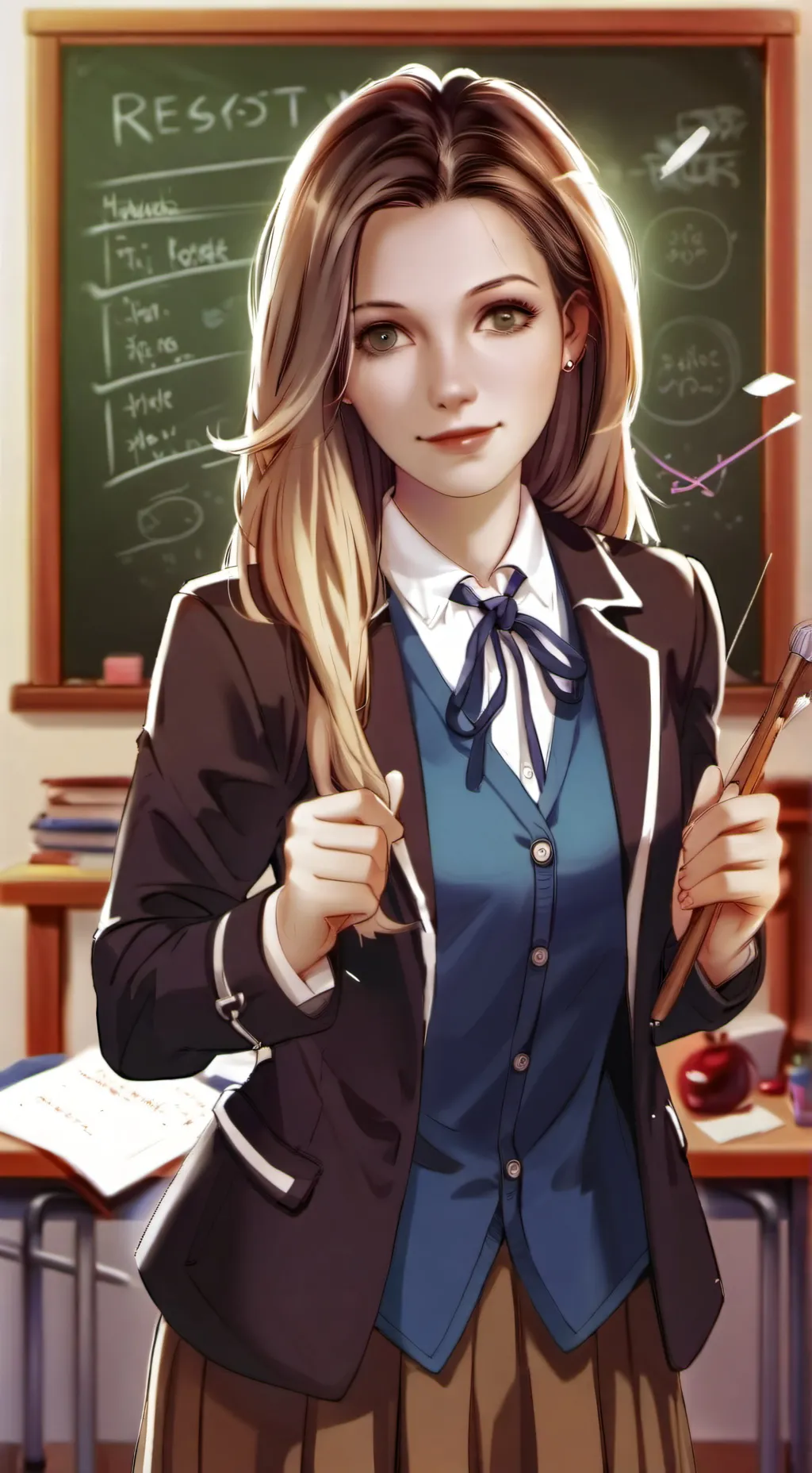 ai character: miss lowder background