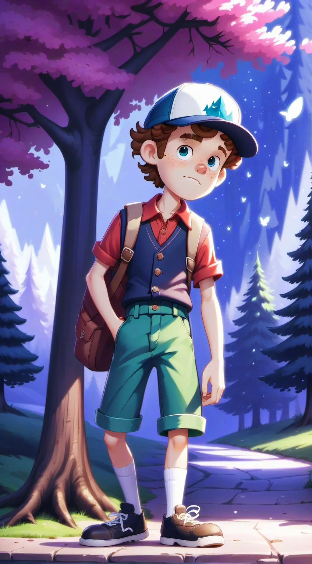 ai character: dipper background