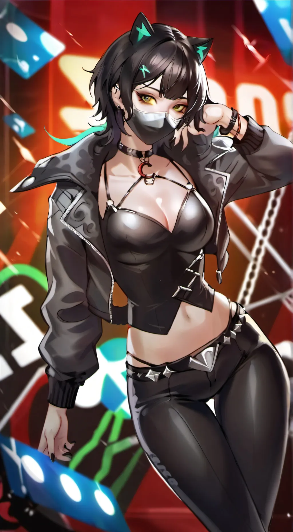 ai character: Sheho Takamaki ￼ background