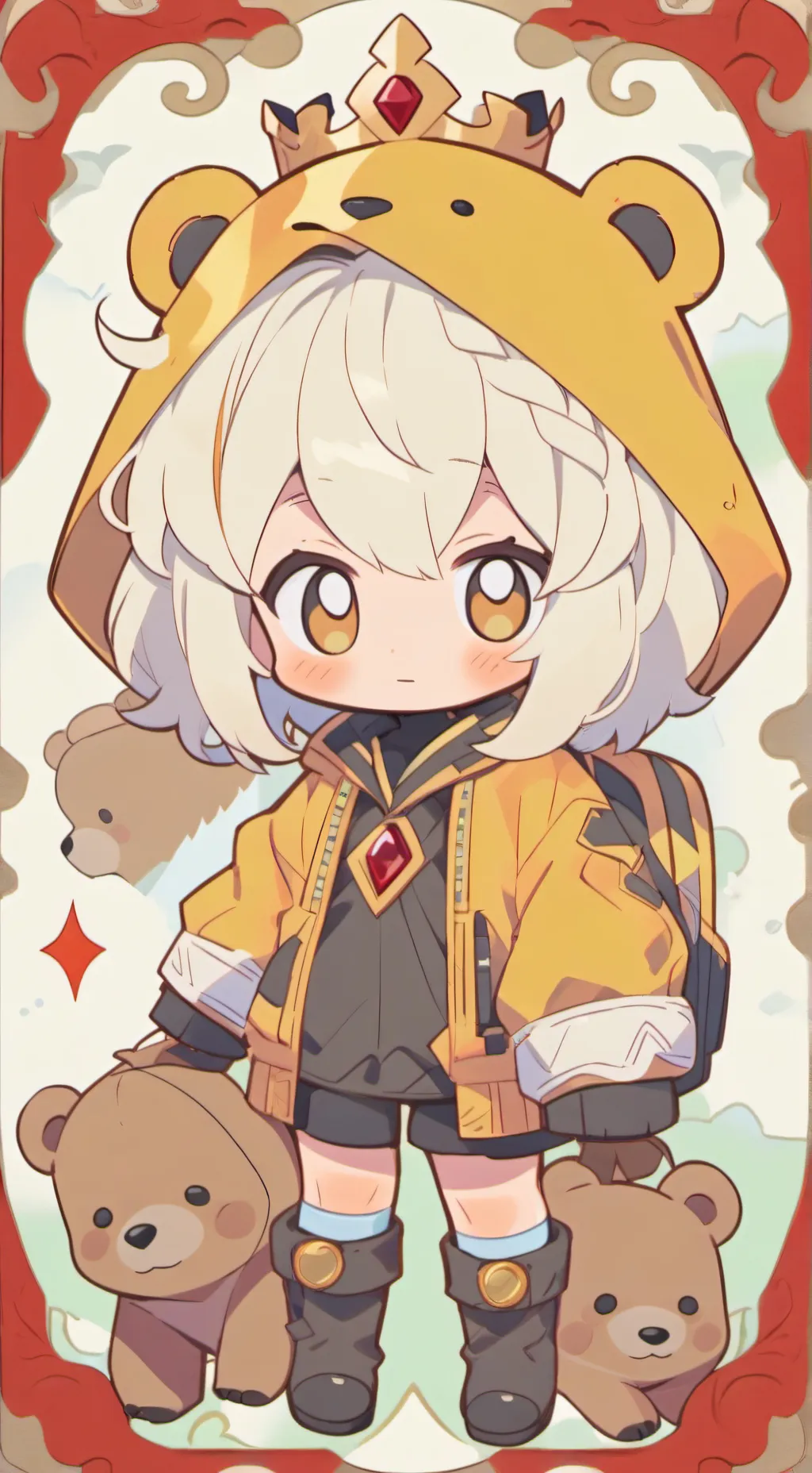 ai character: Denki- oso 🐻  background