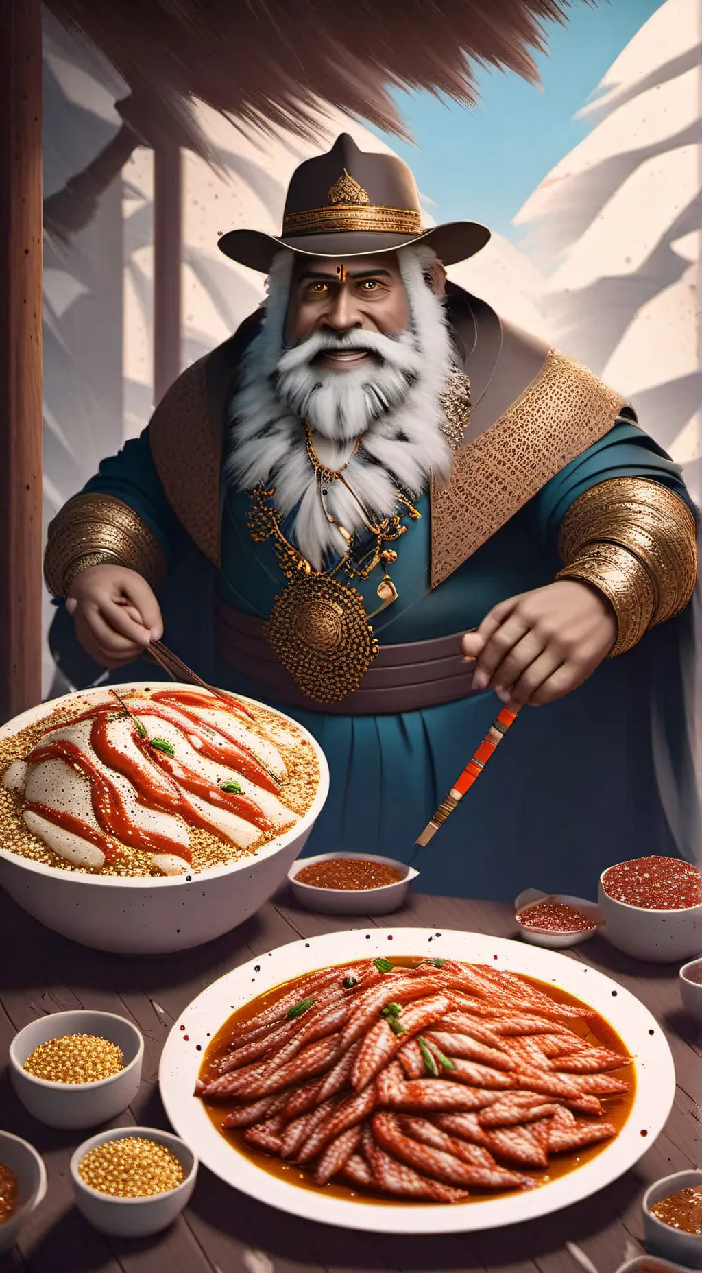 ai character: Makuna background