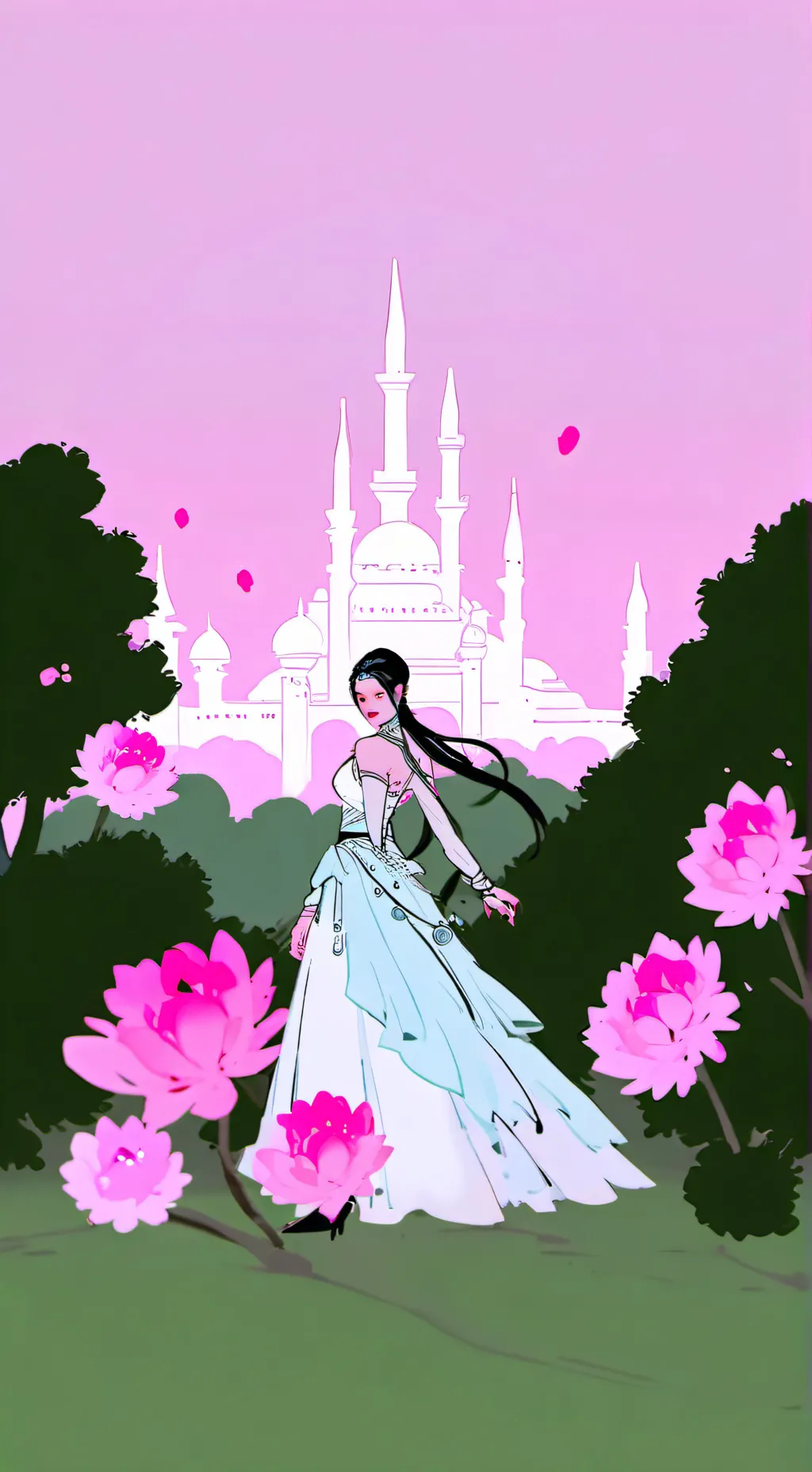 ai character: Flutter inflation background