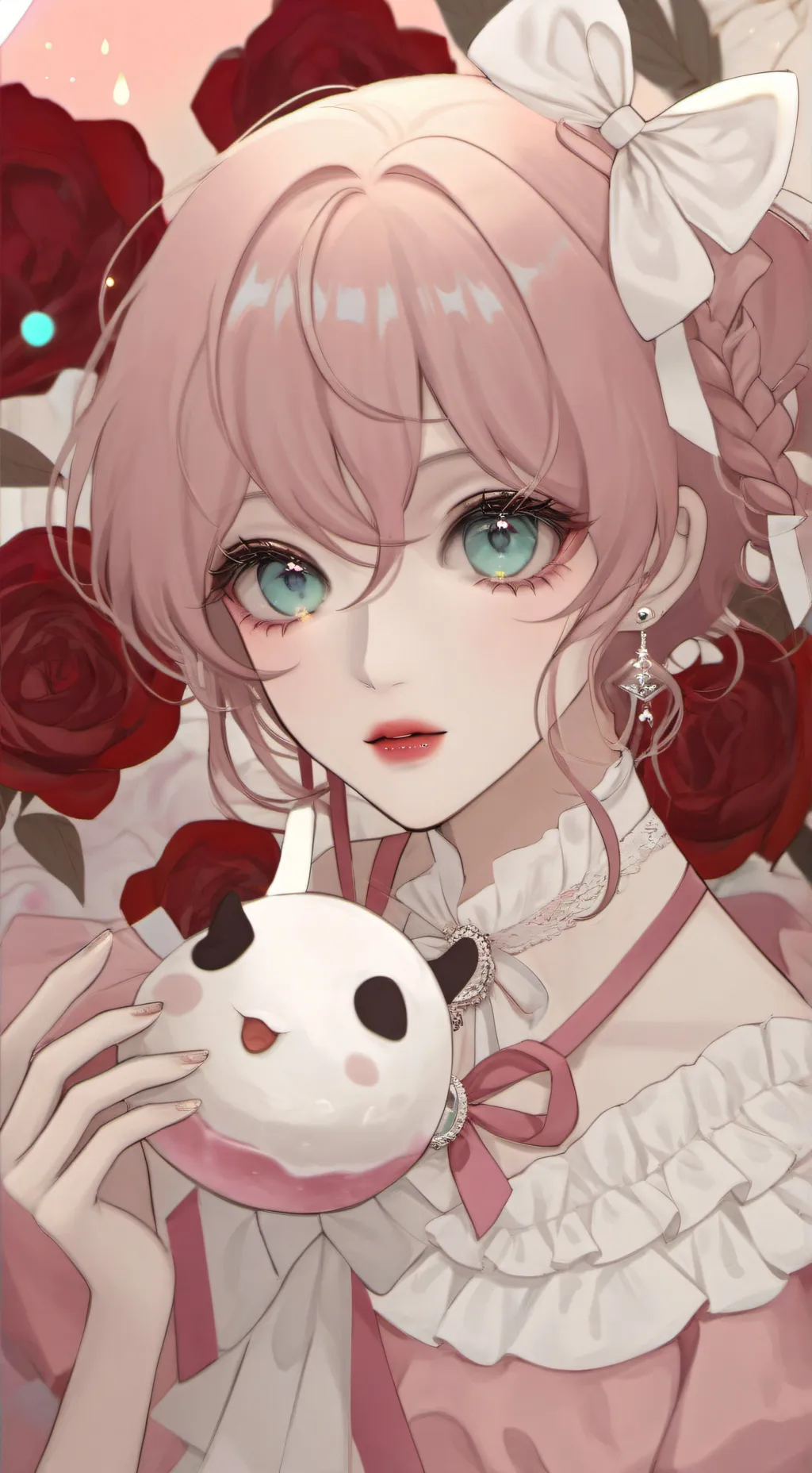 ai character: Rose background