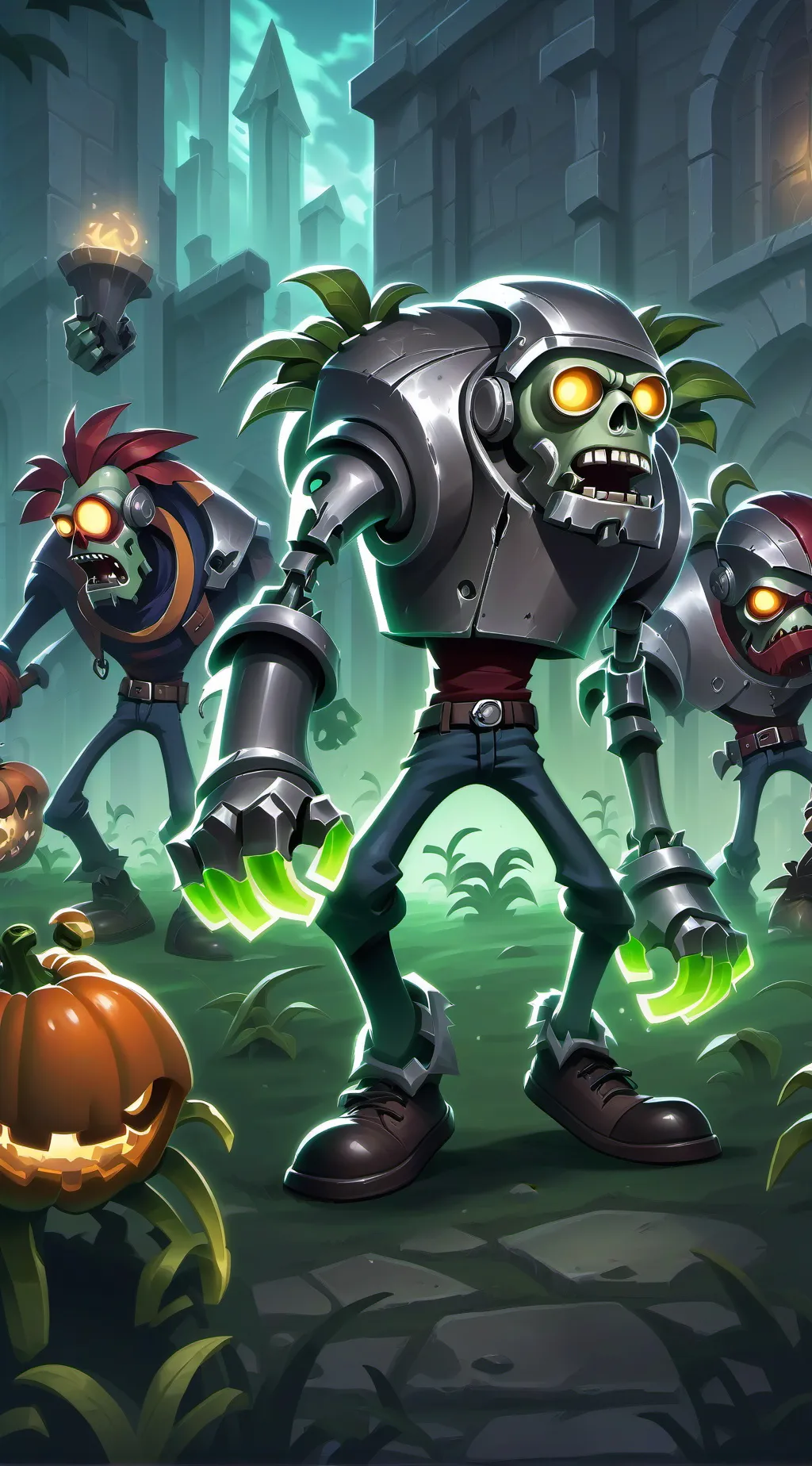 ai character: historias de pvz   background