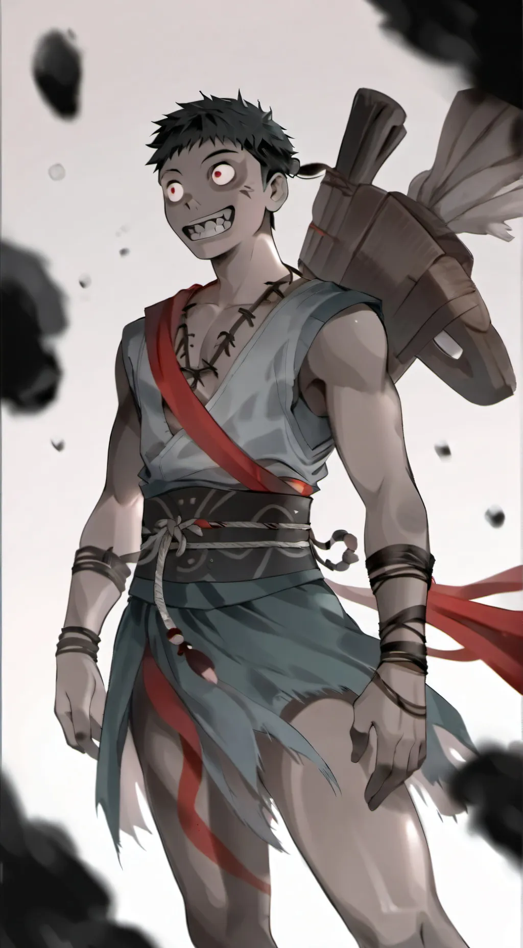 ai character: zumbi  background