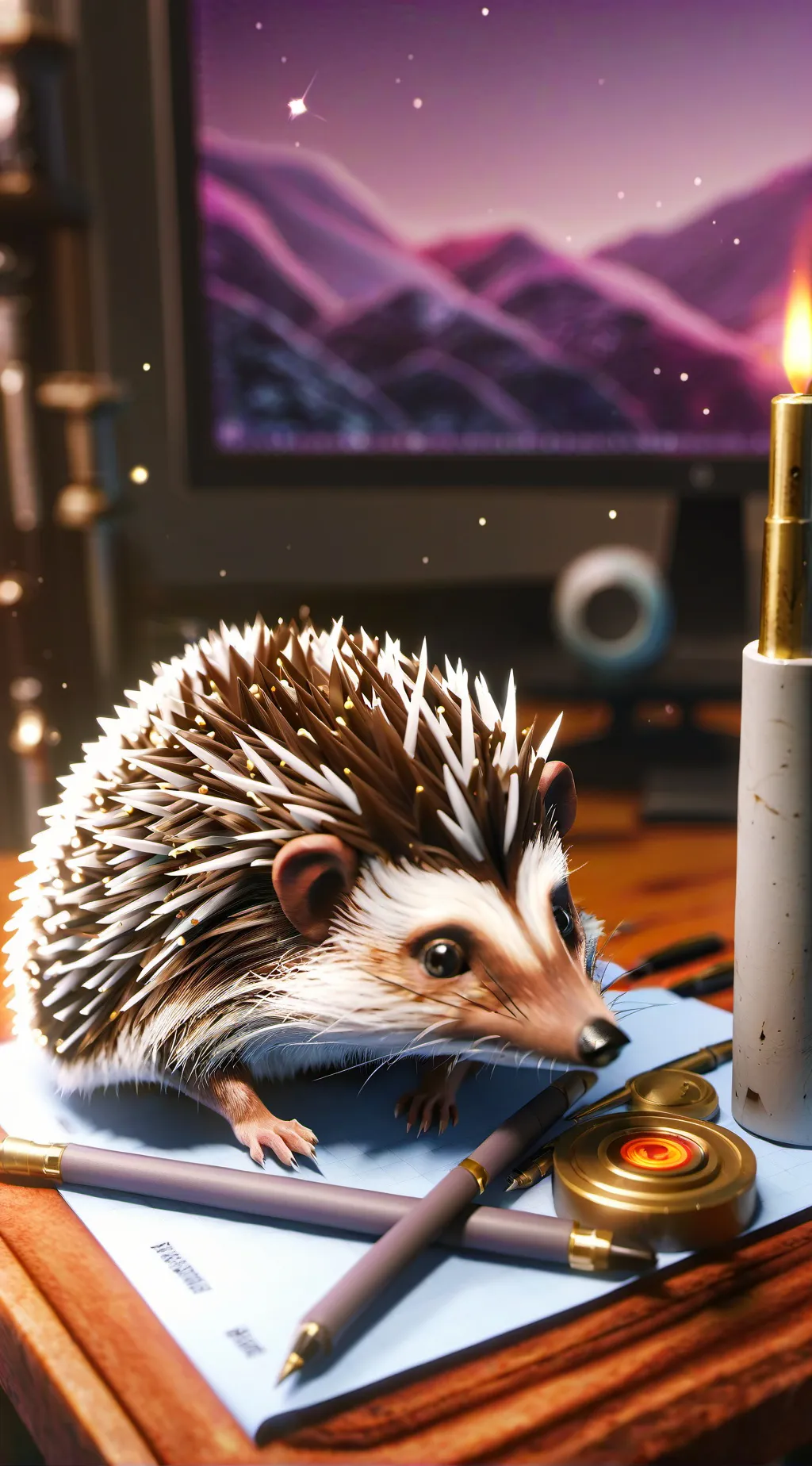 ai character: Pixel art background