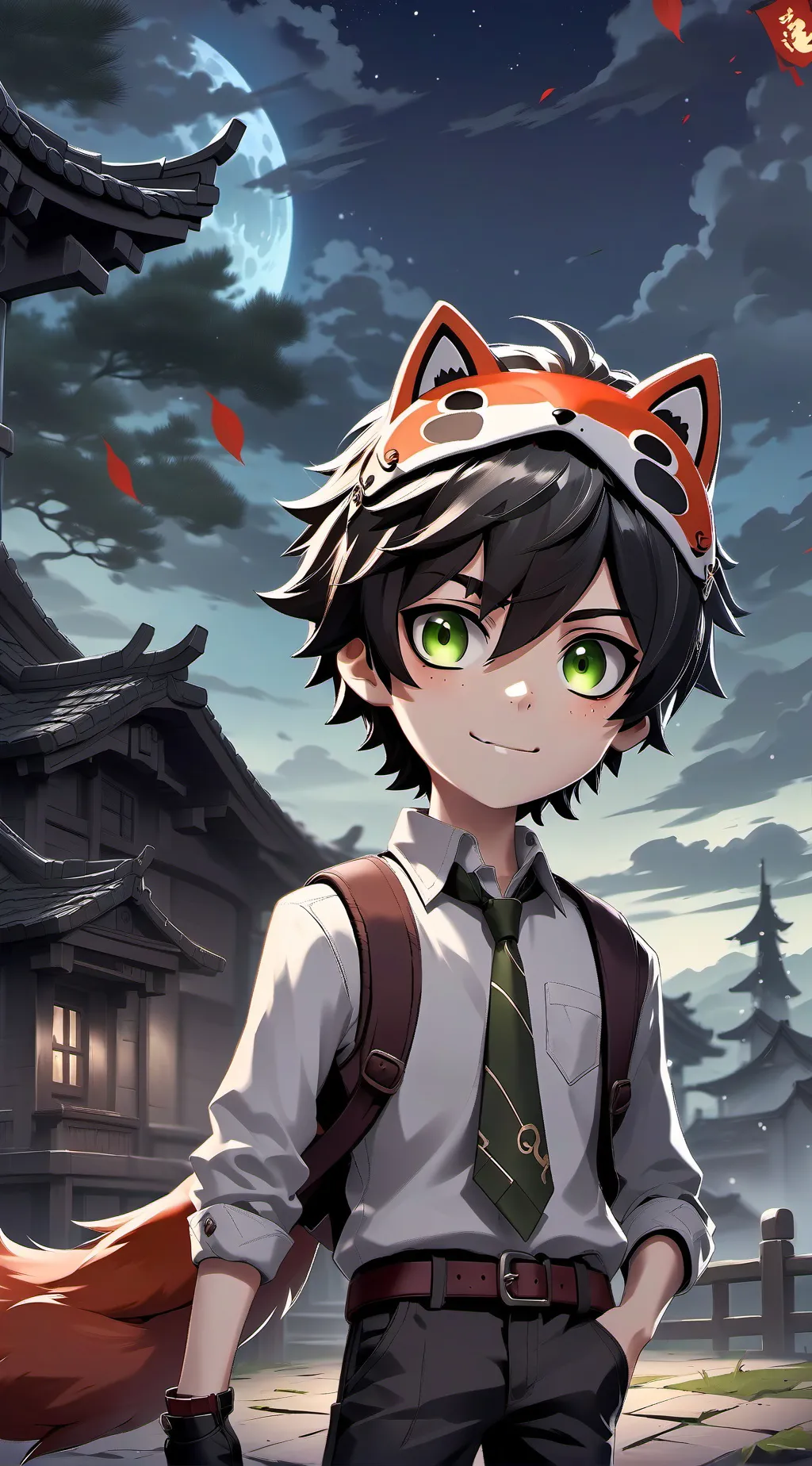 ai character: Micheal afton background