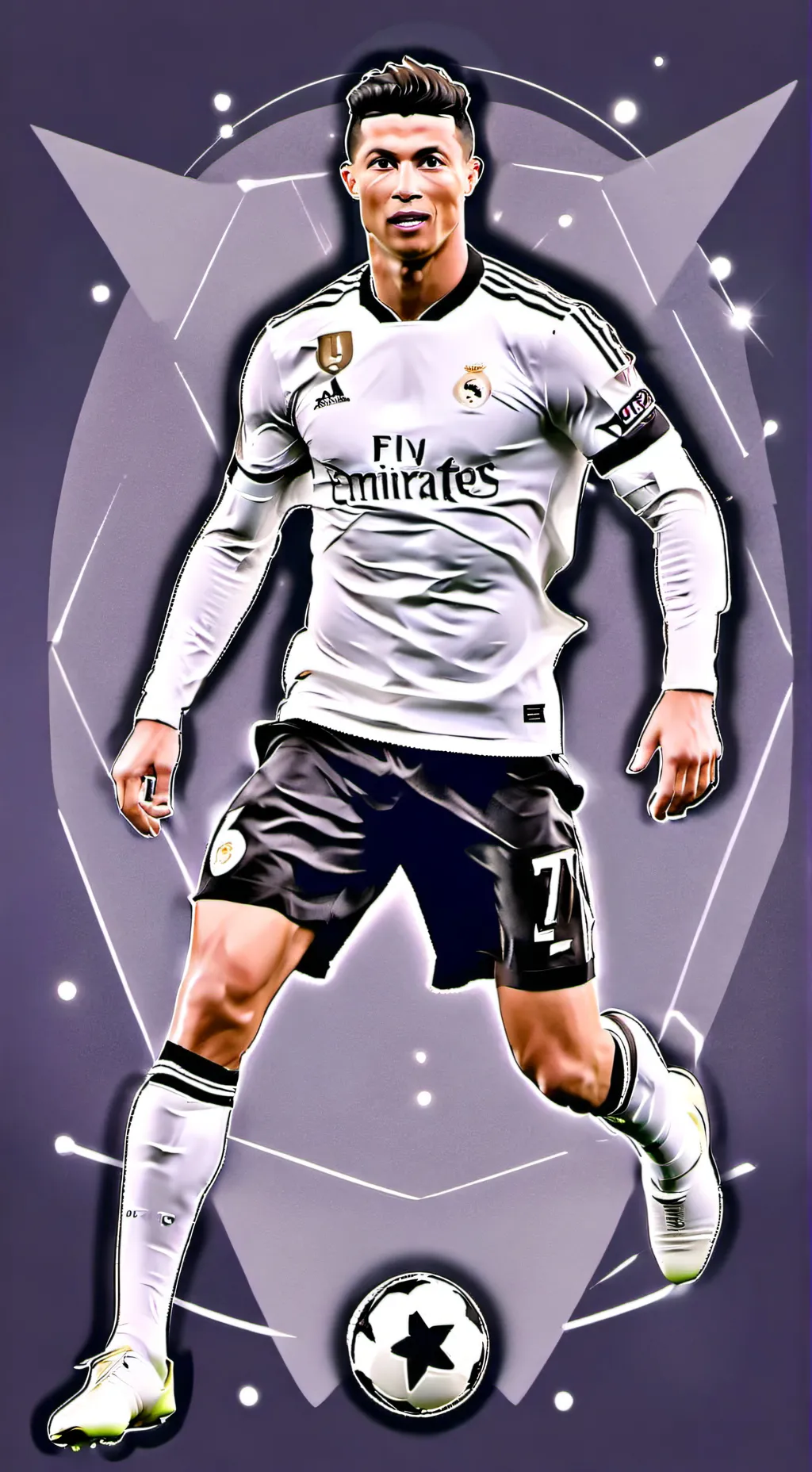 ai character: Cristiano Ronaldo background