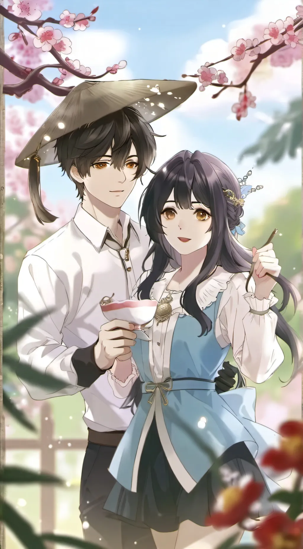 ai character: Família Product background