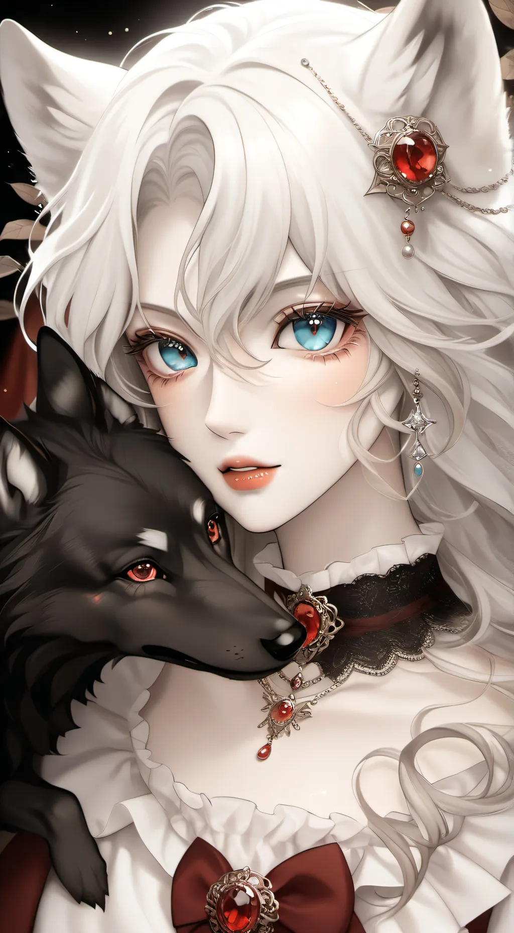 ai character: Aurora background