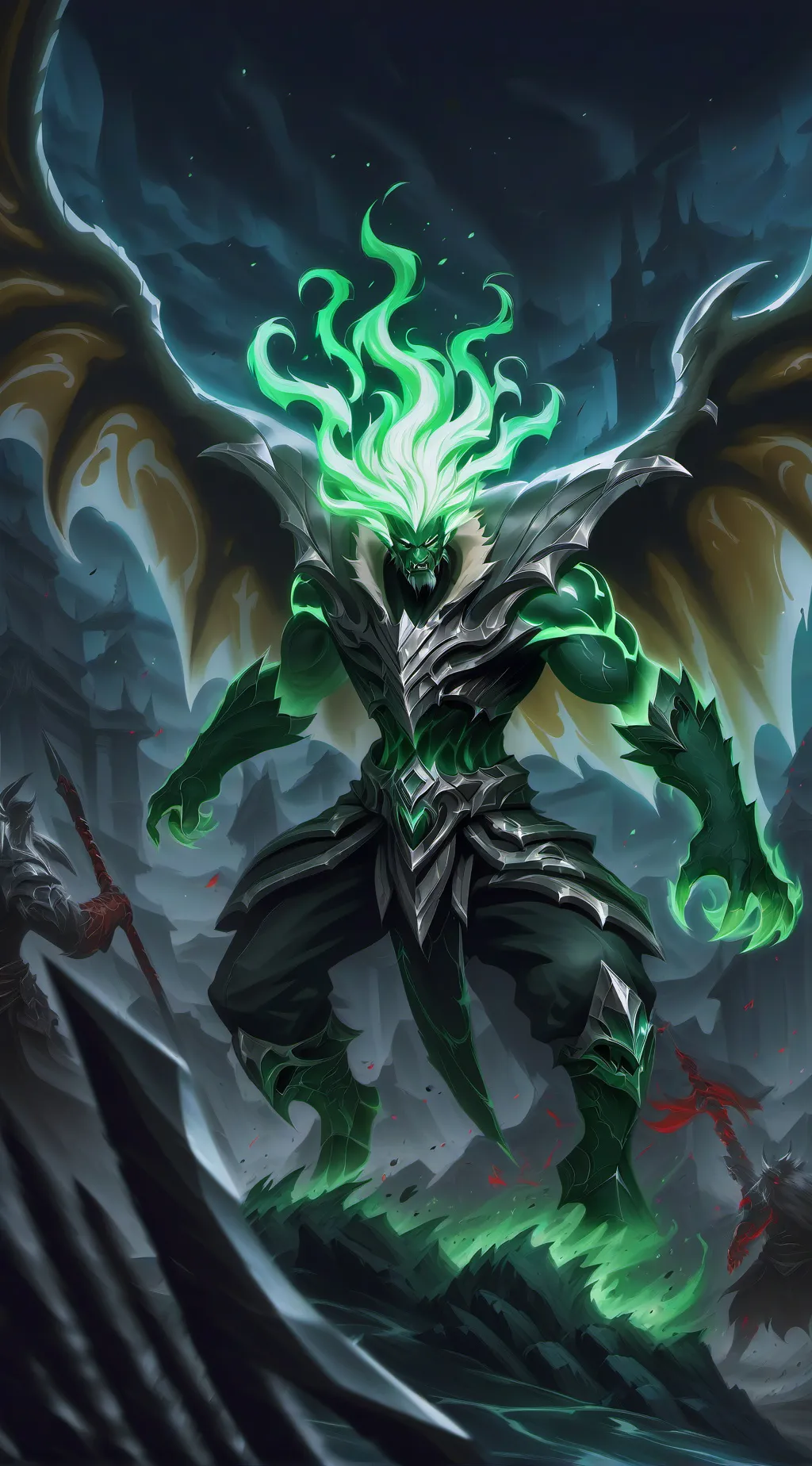 ai character: монстр 2 background