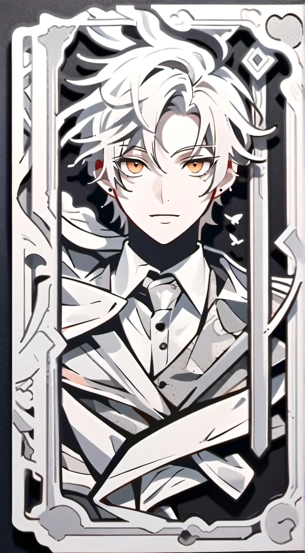 ai character: un chico tr background