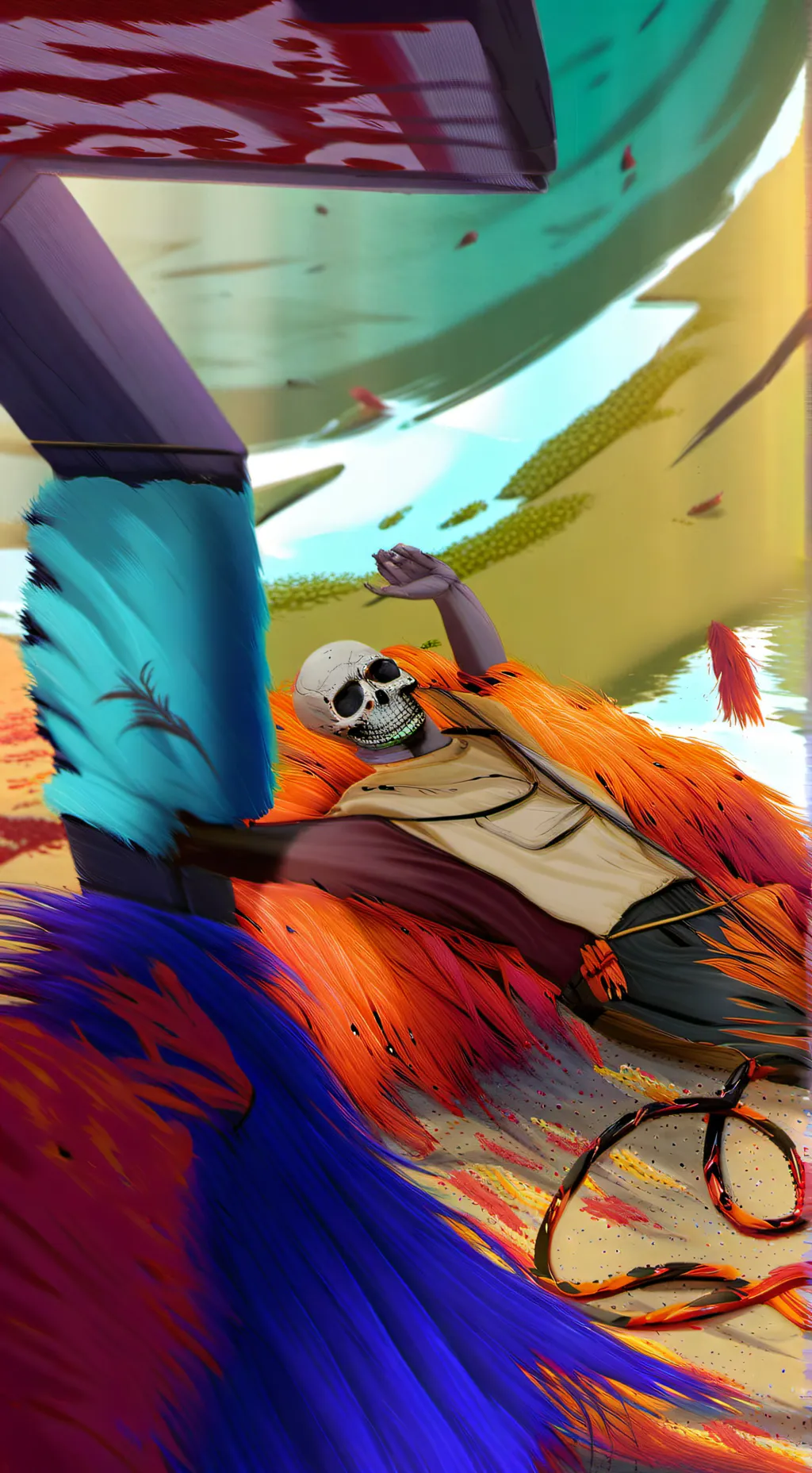 ai character: dead investigation background