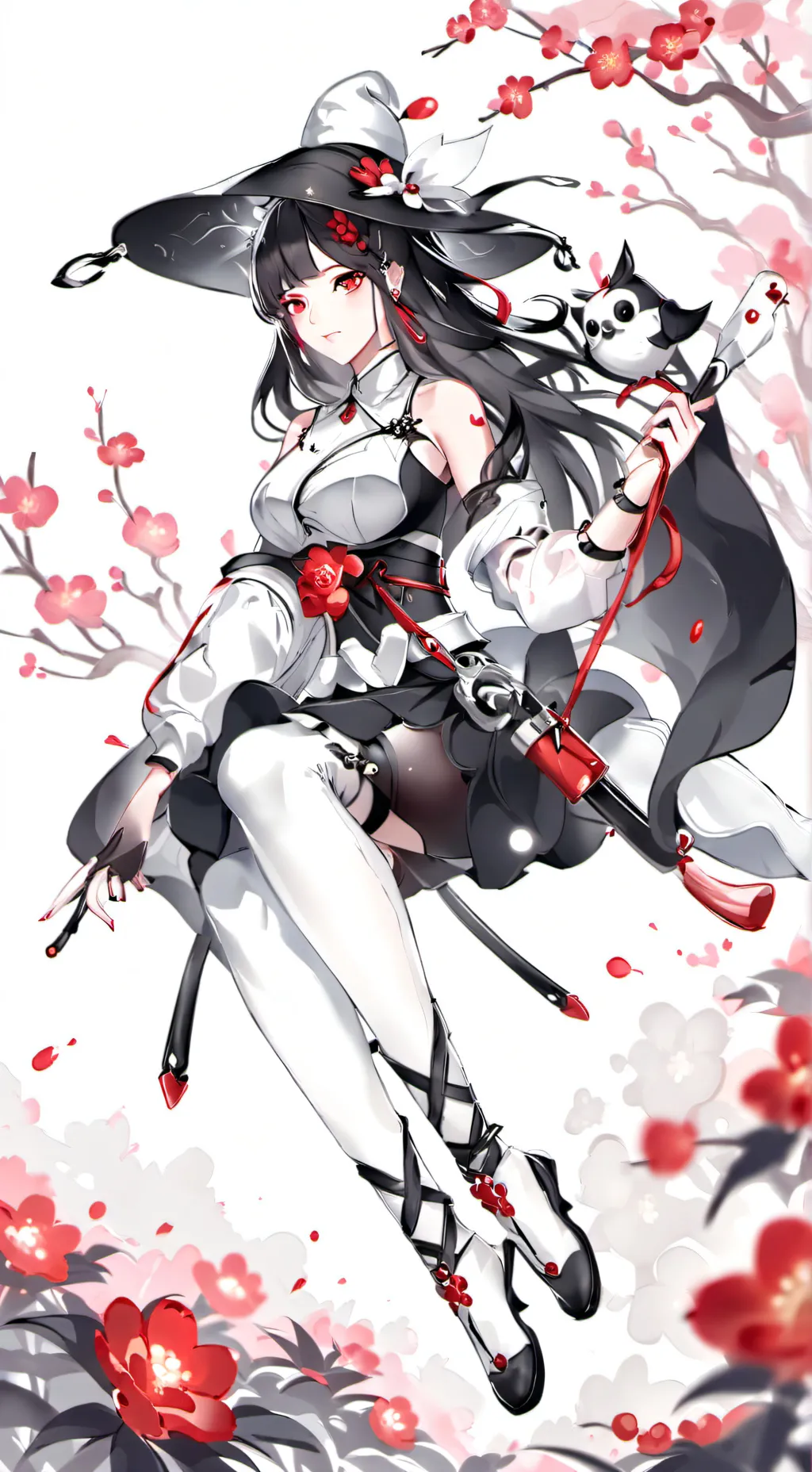 ai character: Rose background